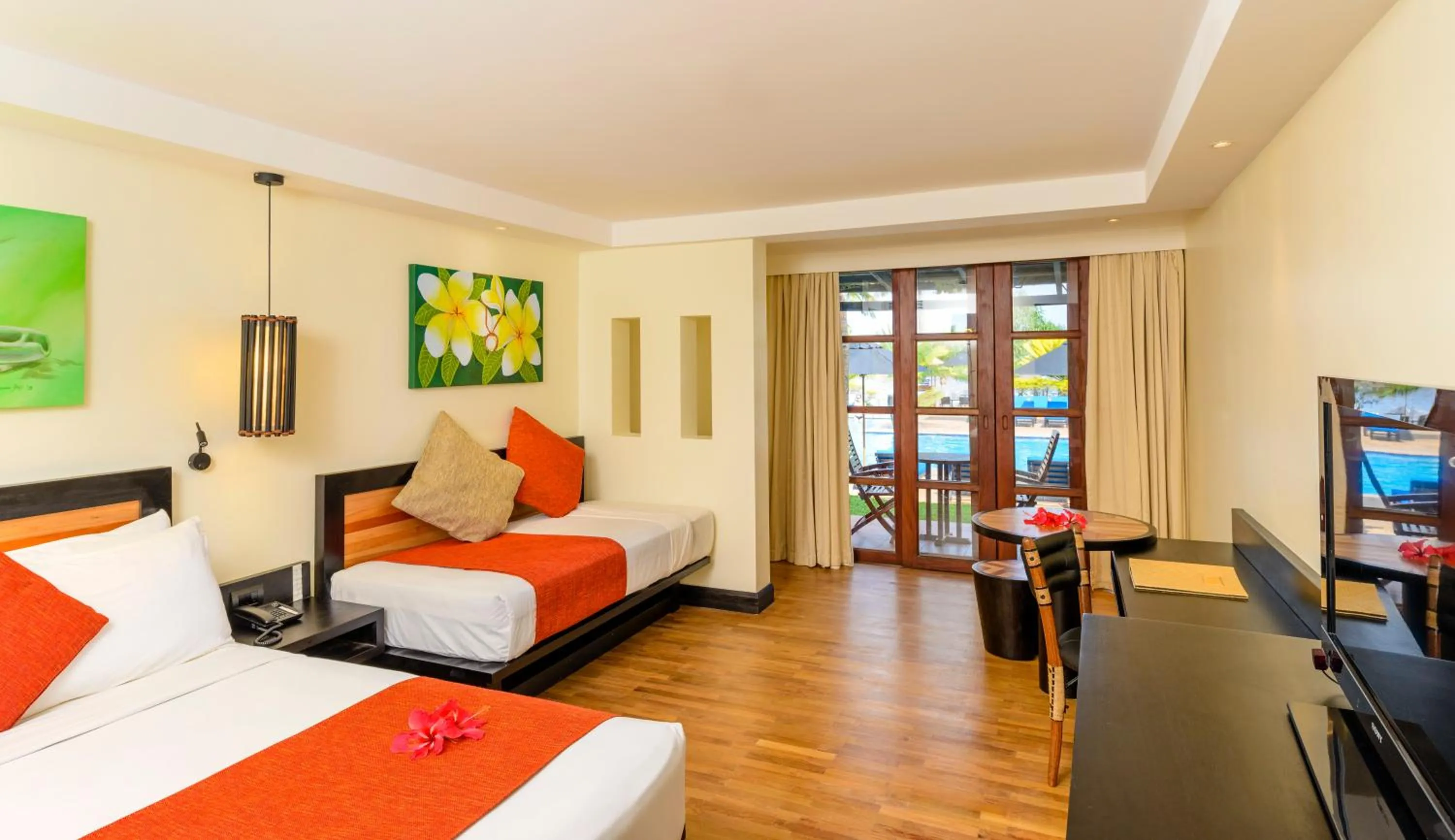 TV and multimedia, Bed in The Warwick Fiji