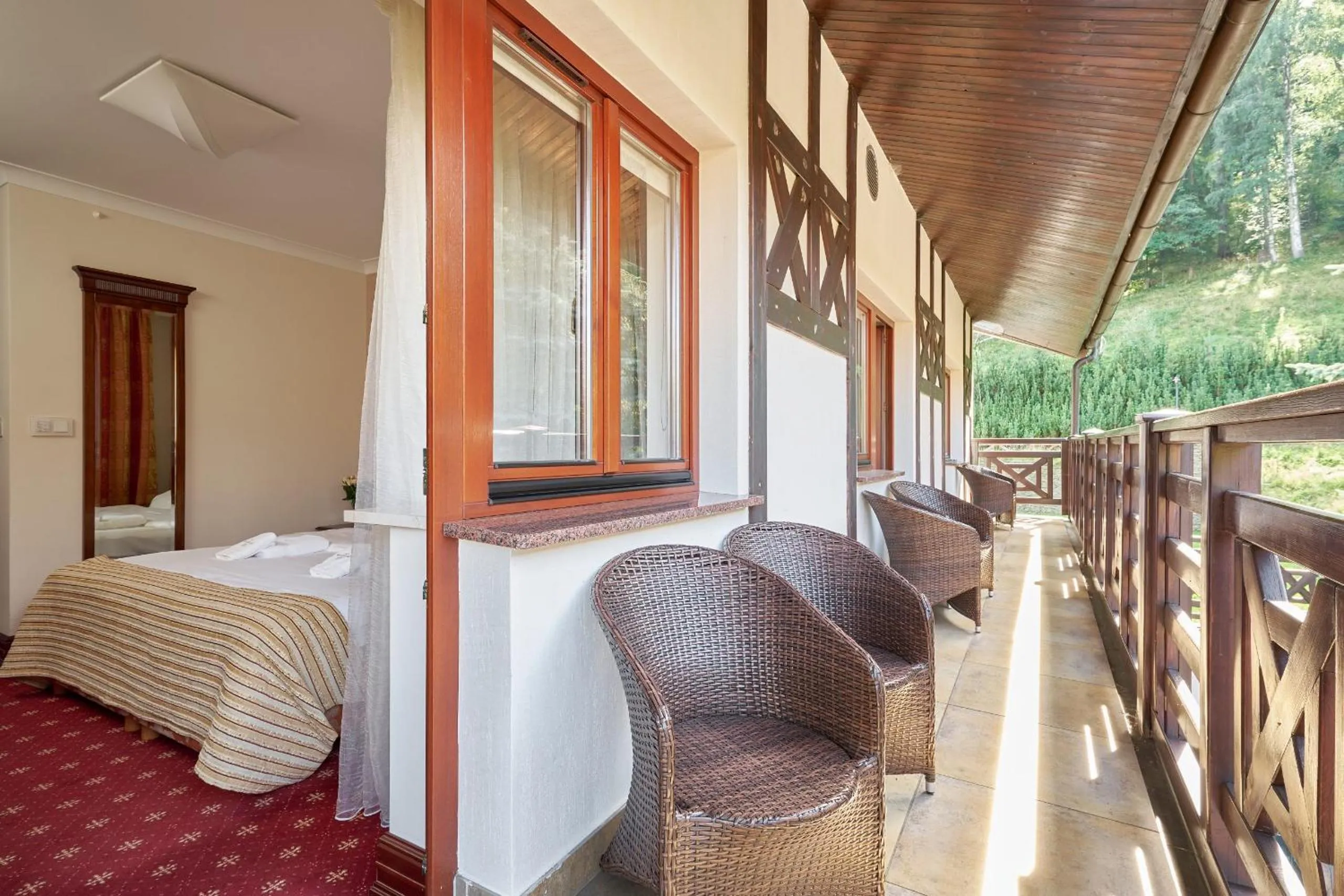Balcony/Terrace, Seating Area in Woźniak Residence
