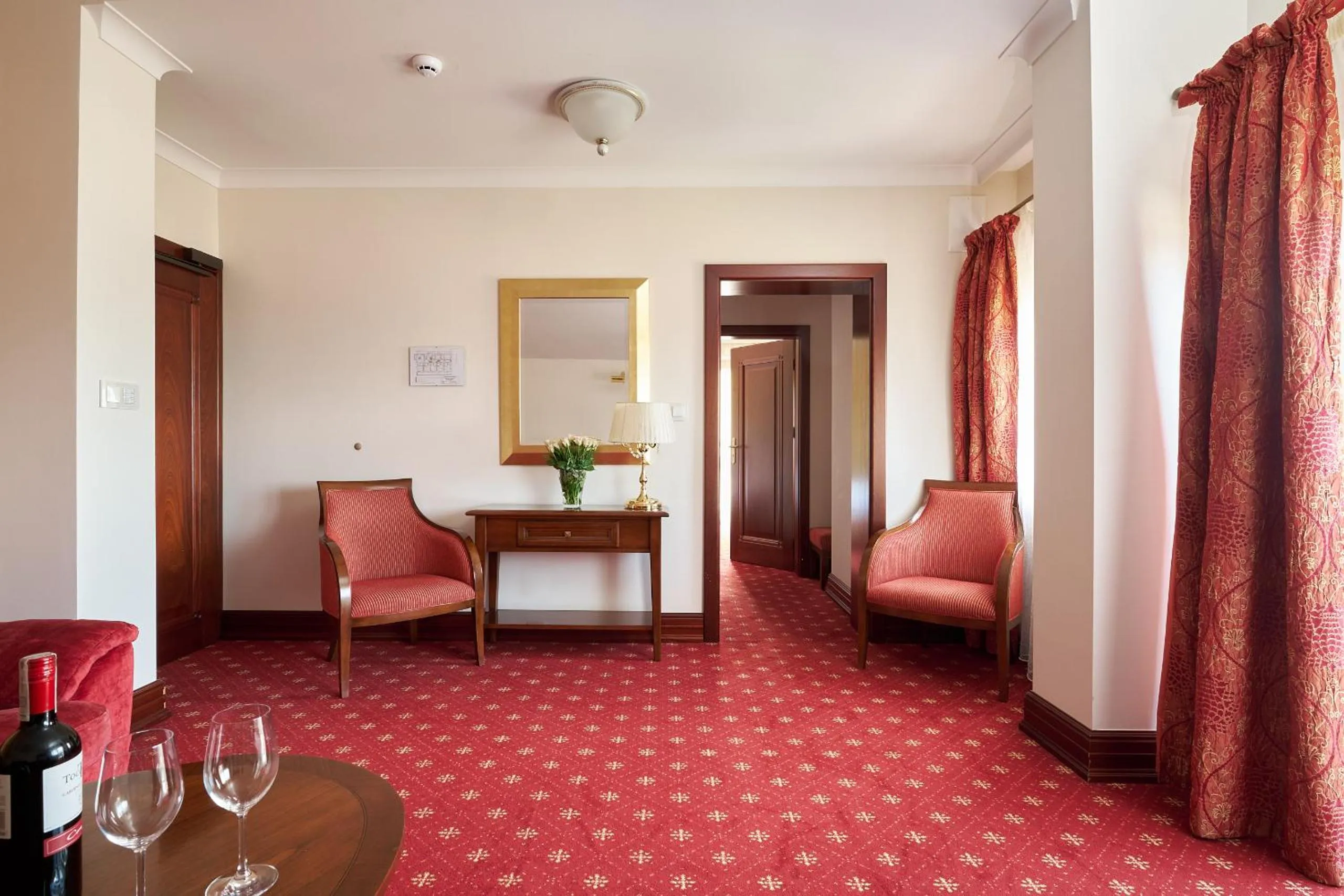 Living room, Seating Area in Woźniak Residence