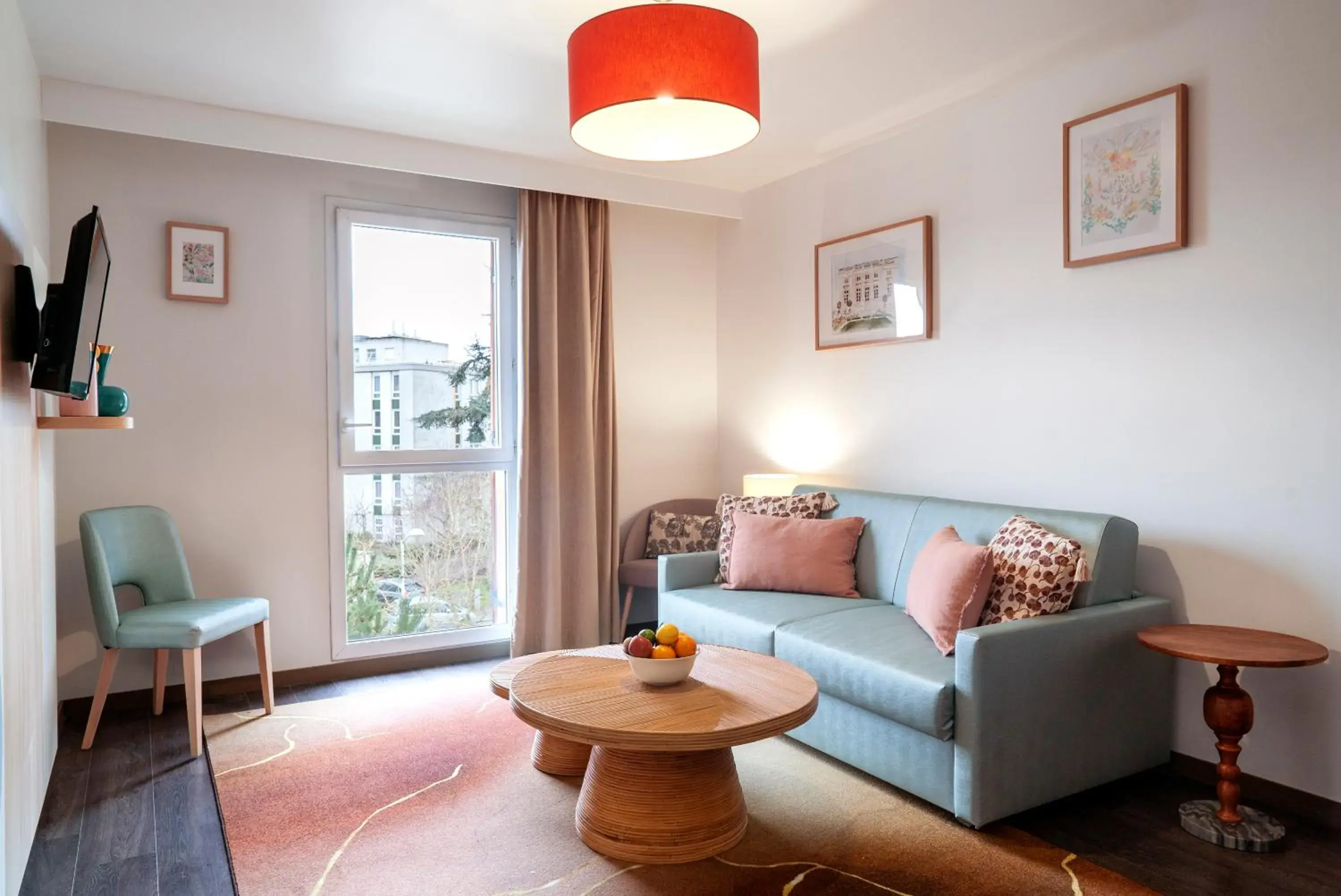 Living room in Residhome Paris-Guyancourt Living room in Residhome Paris-Guyancourt