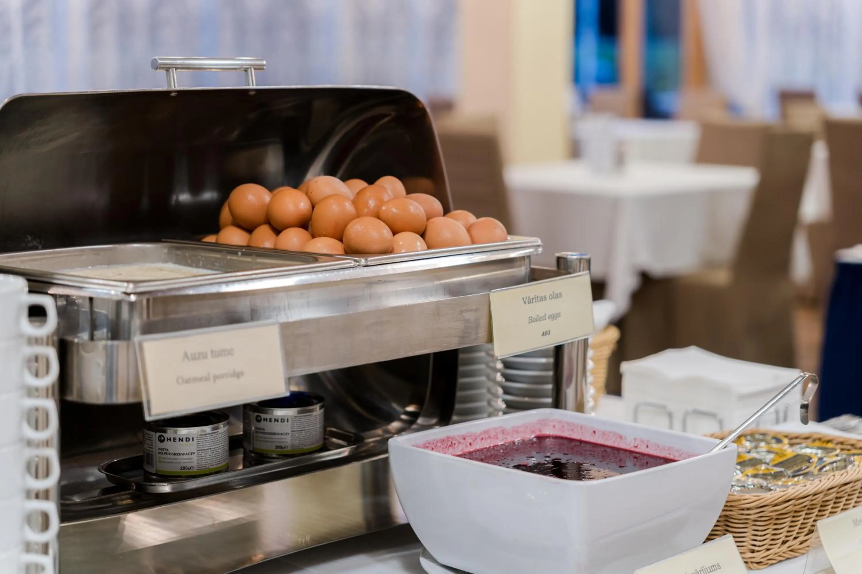 Buffet breakfast in Riga Islande Hotel with FREE Parking