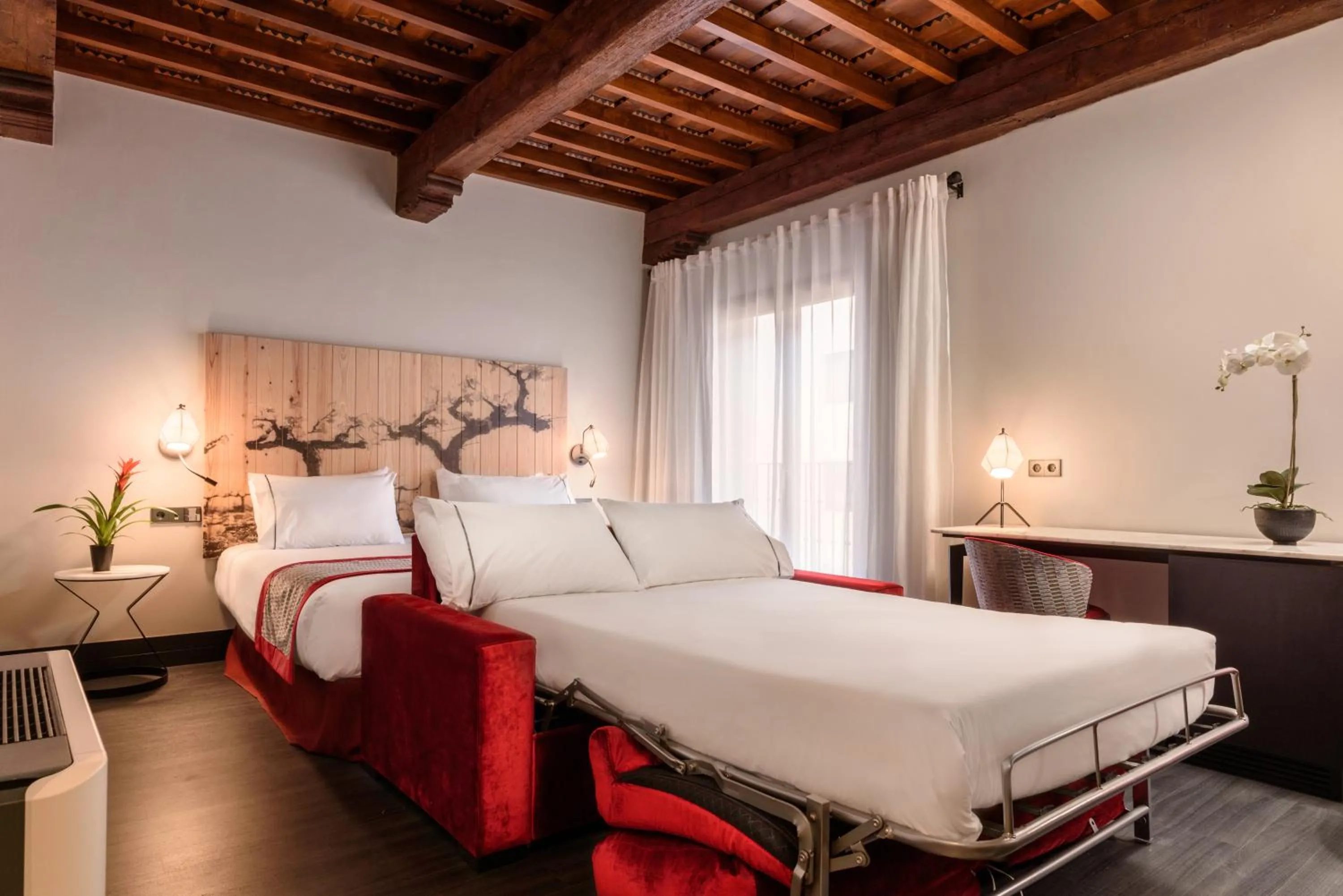 Bed in Eurostars Fuerte Ruavieja