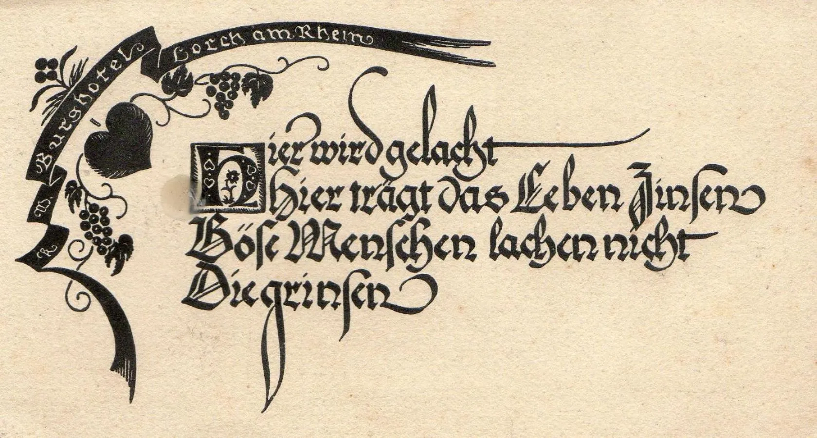 Logo/Certificate/Sign in Wohnen im Burghotel