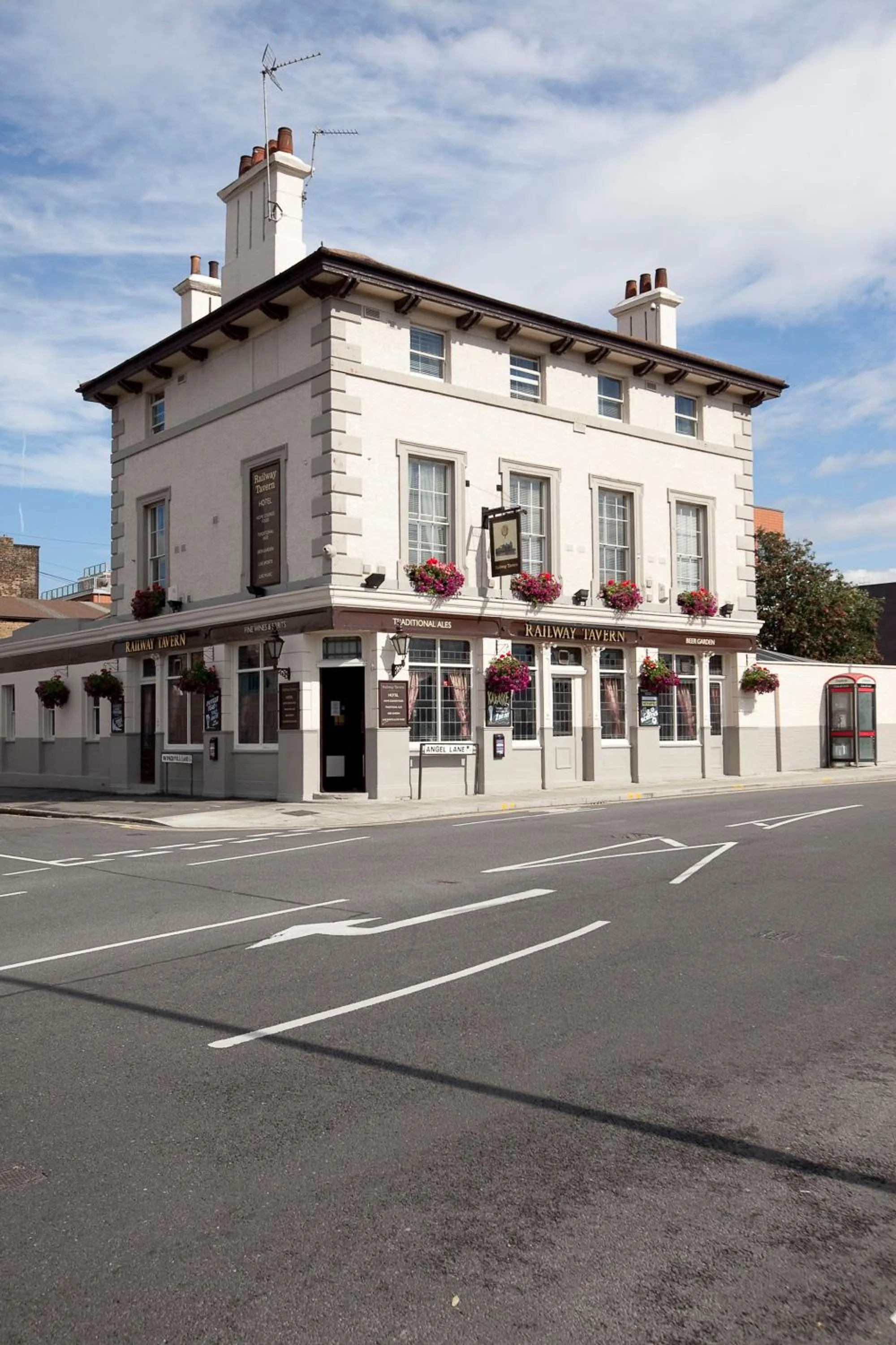 Street view in The Railway Tavern Hotel