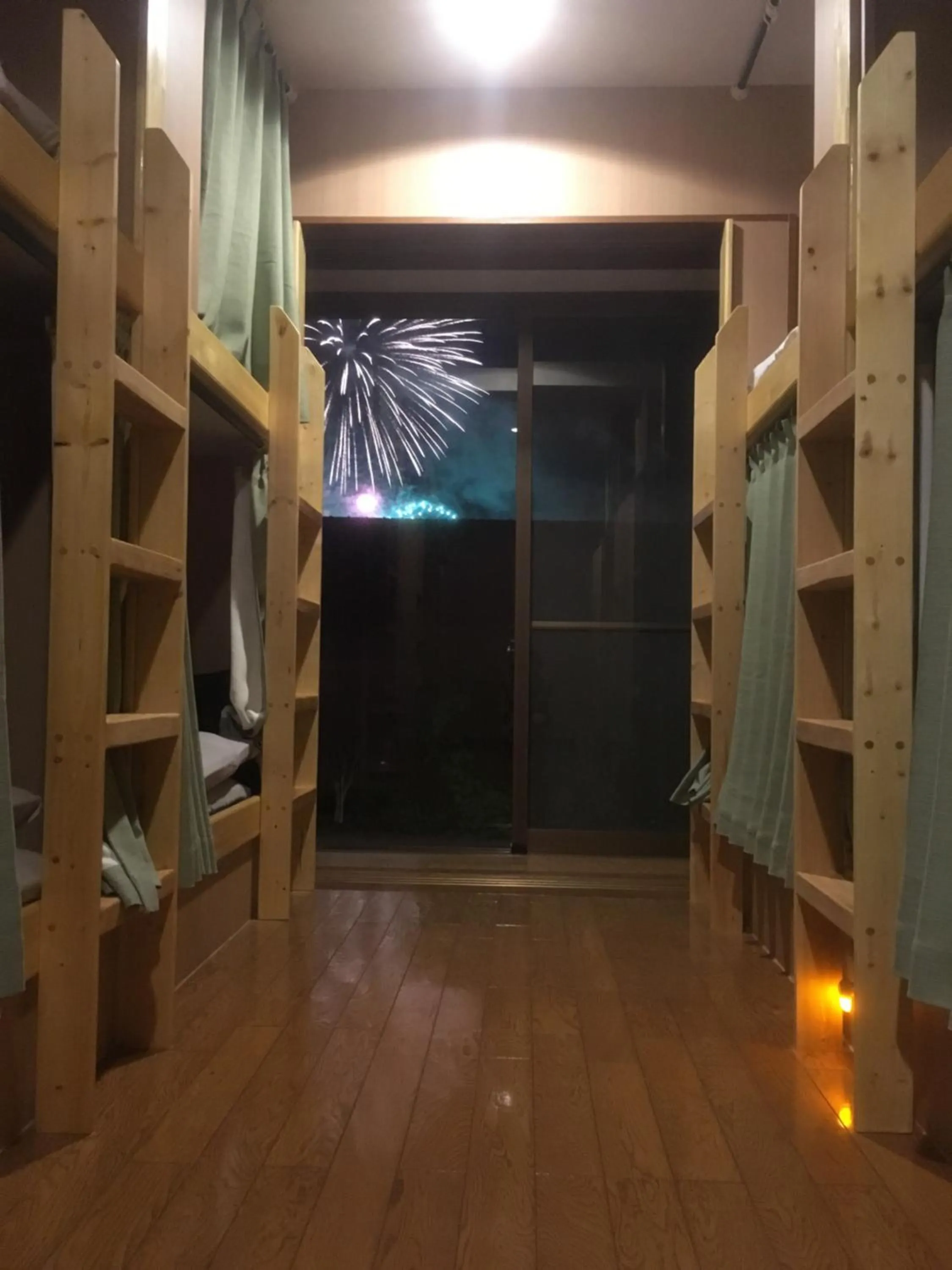 bunk bed in Atami Onsen Guest House Megumi 5 minutes walk from Atami Station