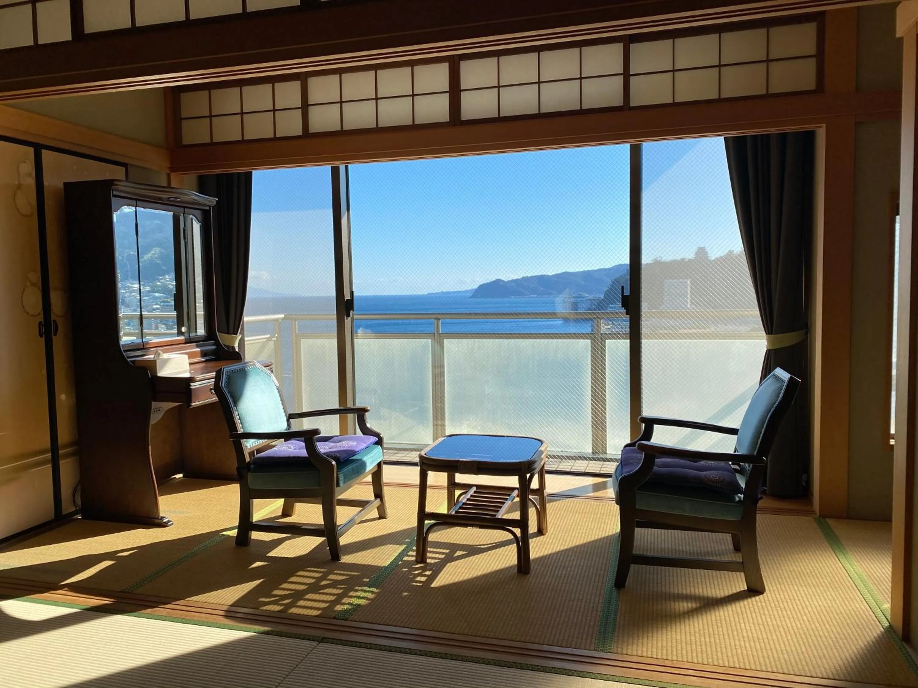 Sea view in Atami Onsen Guest House Megumi 5 minutes walk from Atami Station