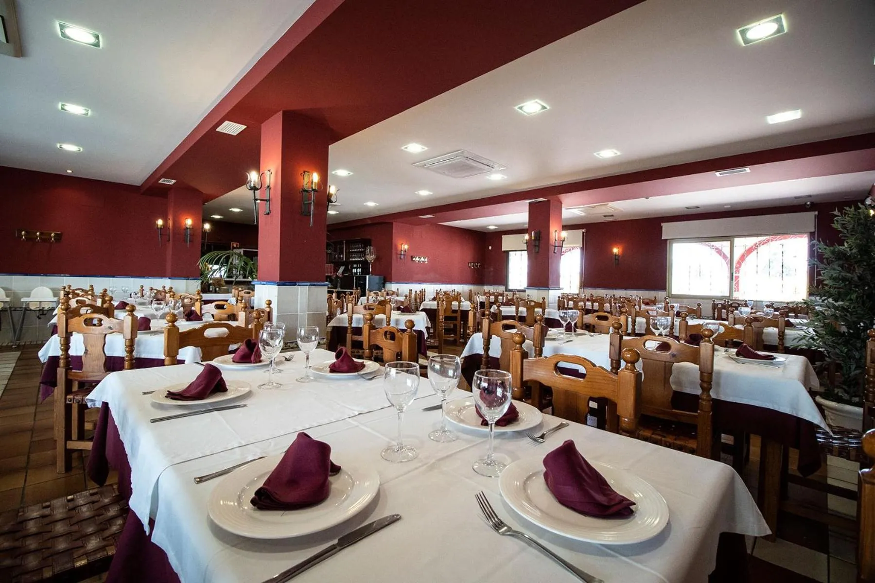 Dining area in Hostal Restaurante La Bartola