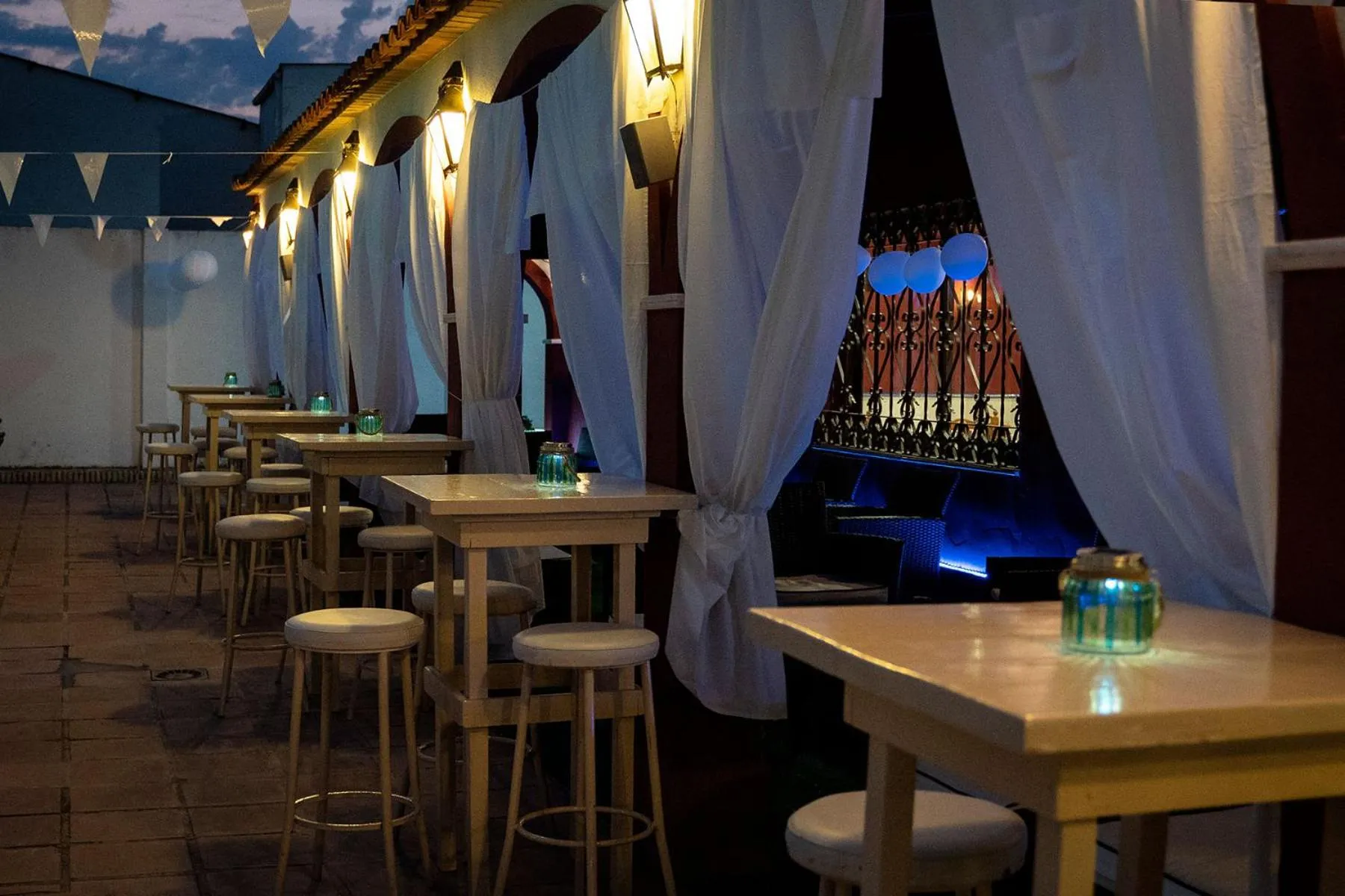 Patio in Hostal Restaurante La Bartola