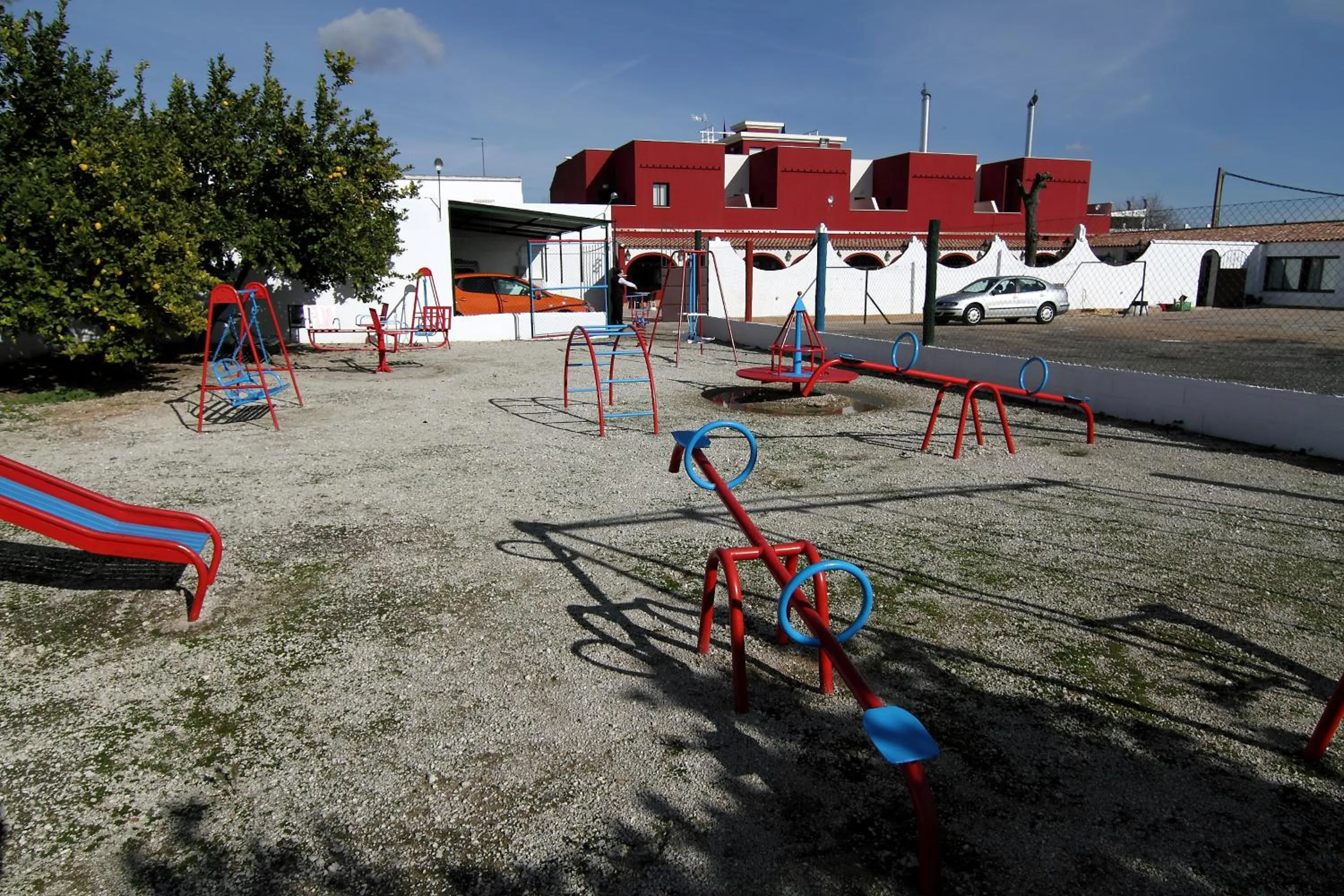 Children play ground in Hostal Restaurante La Bartola
