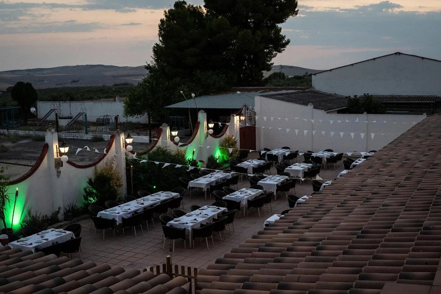Patio in Hostal Restaurante La Bartola
