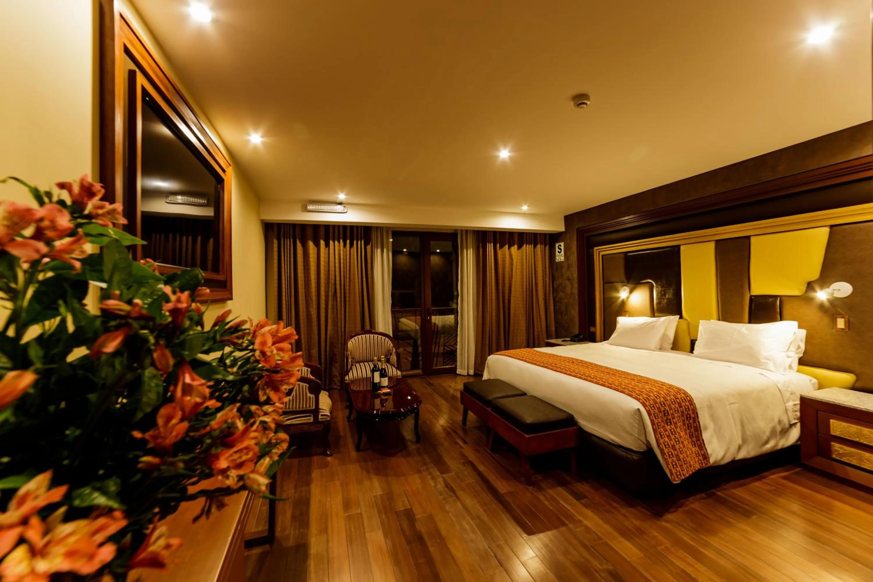 Bed in Yawar Inka Hotel