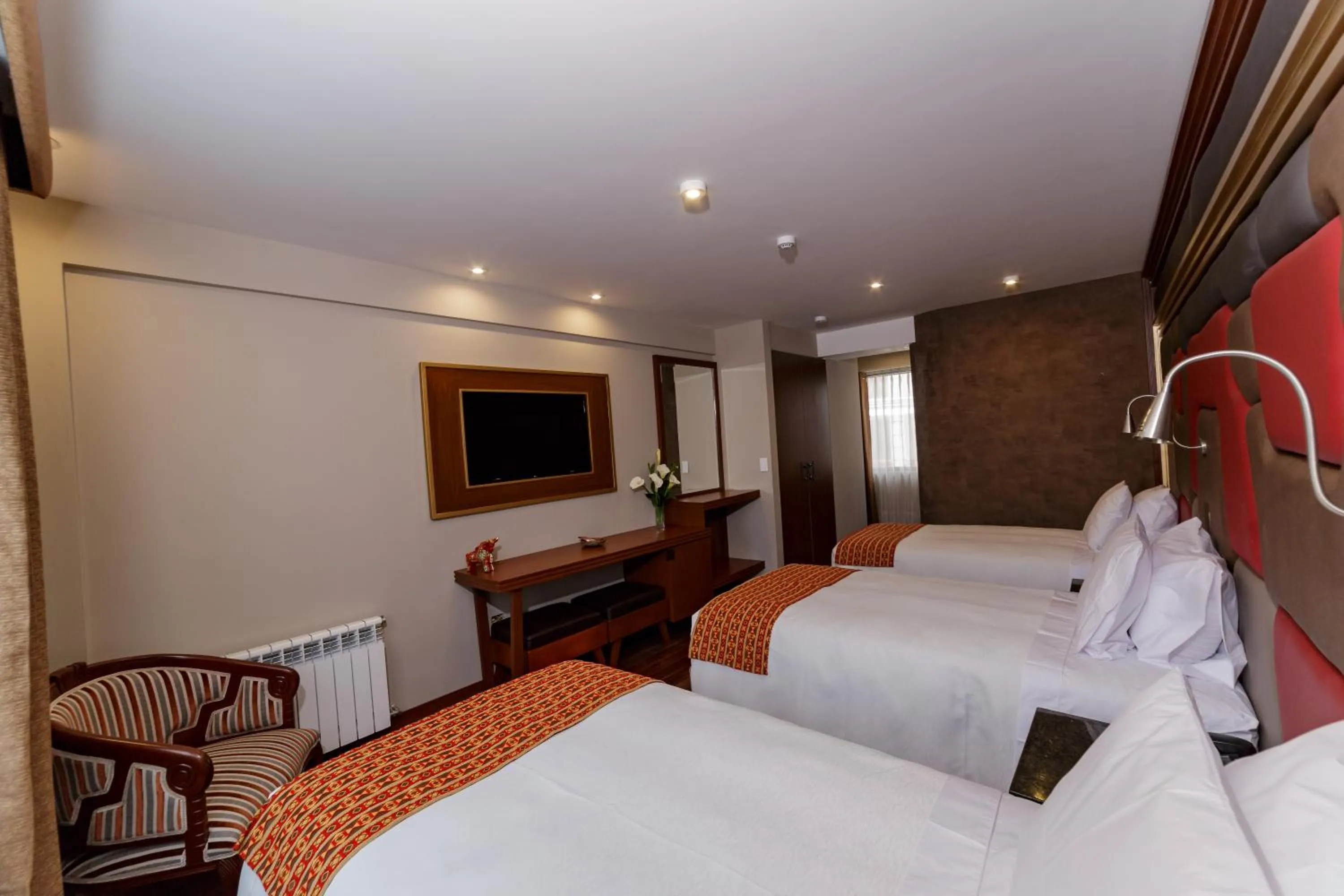 Bed in Yawar Inka Hotel