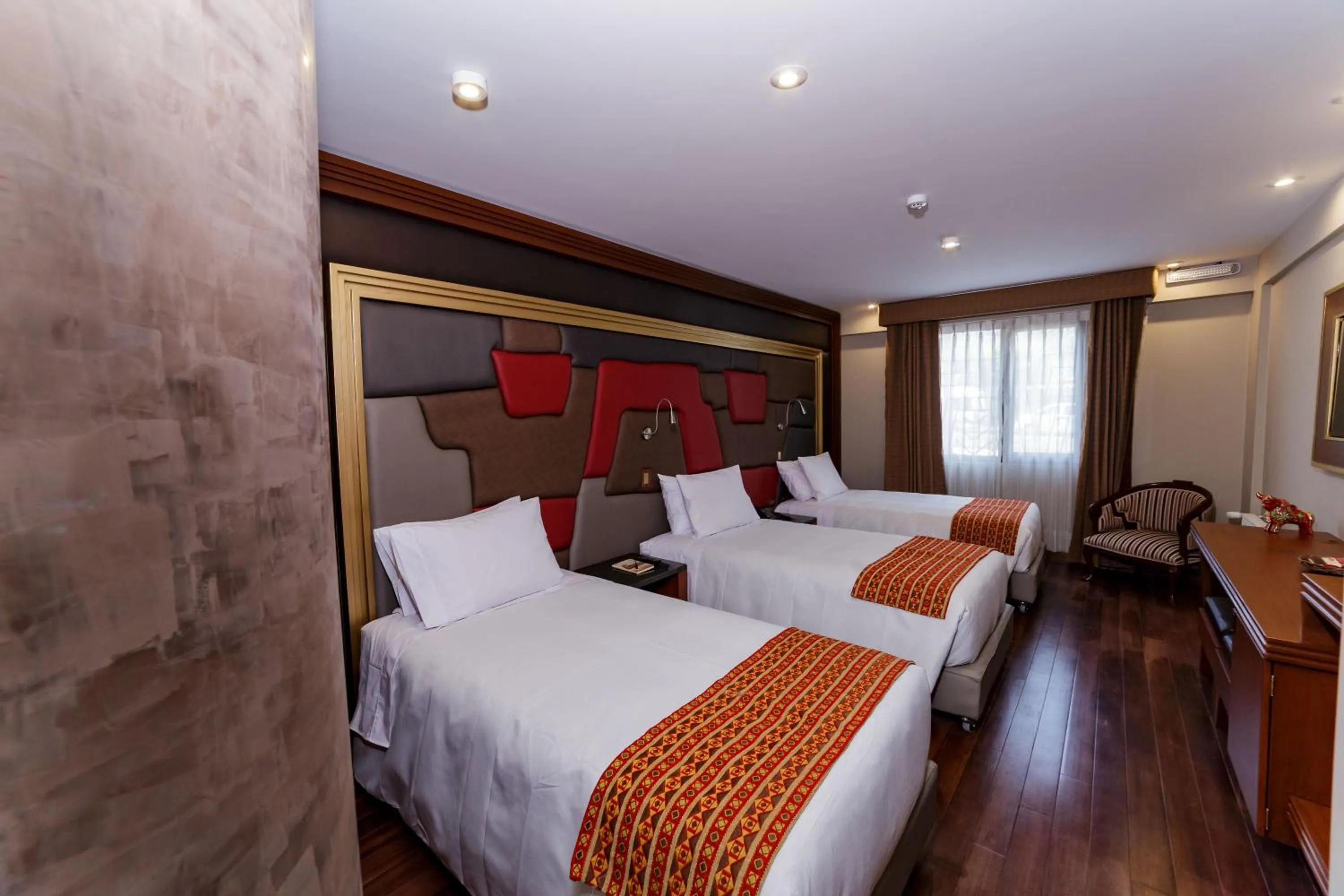 Bed in Yawar Inka Hotel