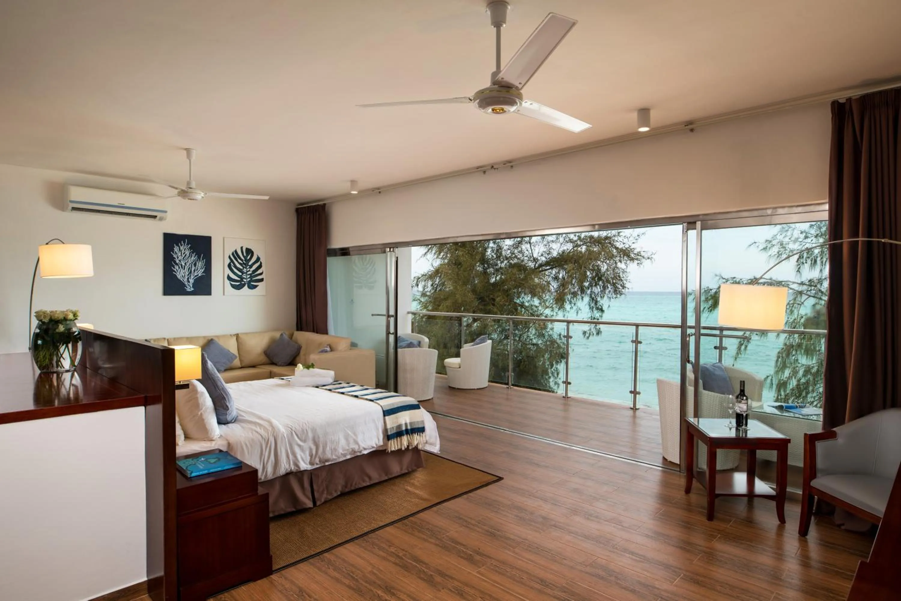 Balcony/Terrace, Bed in Nungwi Dreams by Mantis