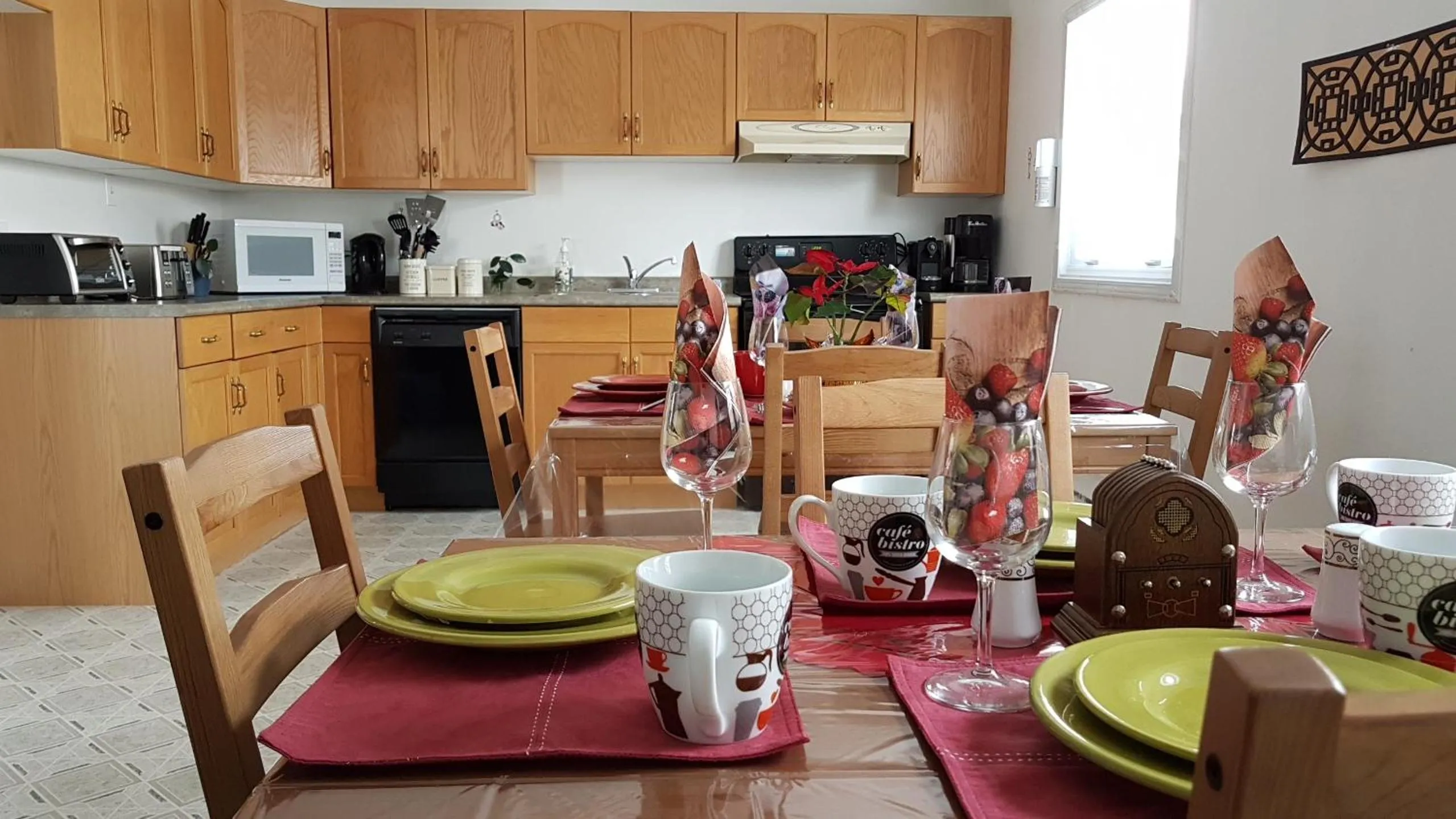 Continental breakfast in Preferred Rooms by Crestview Guest House