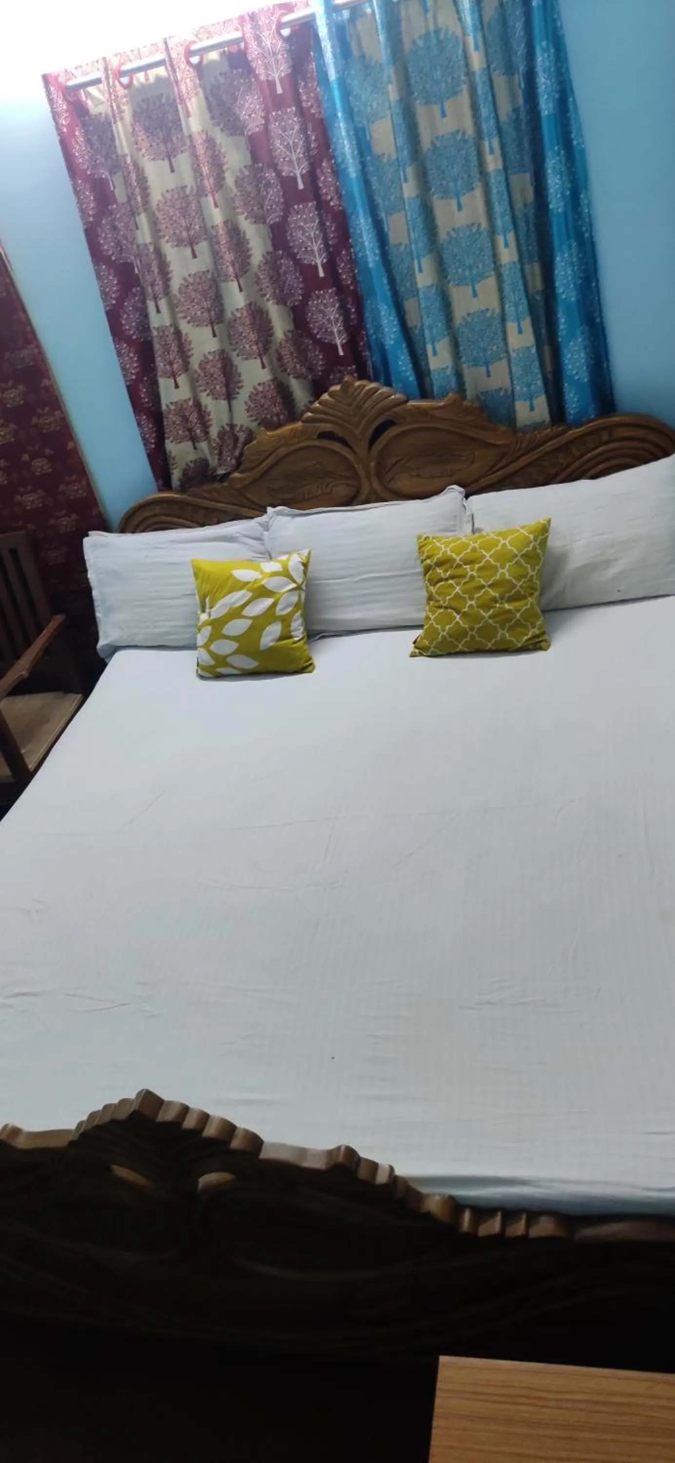 Bed in Kiran Guest House