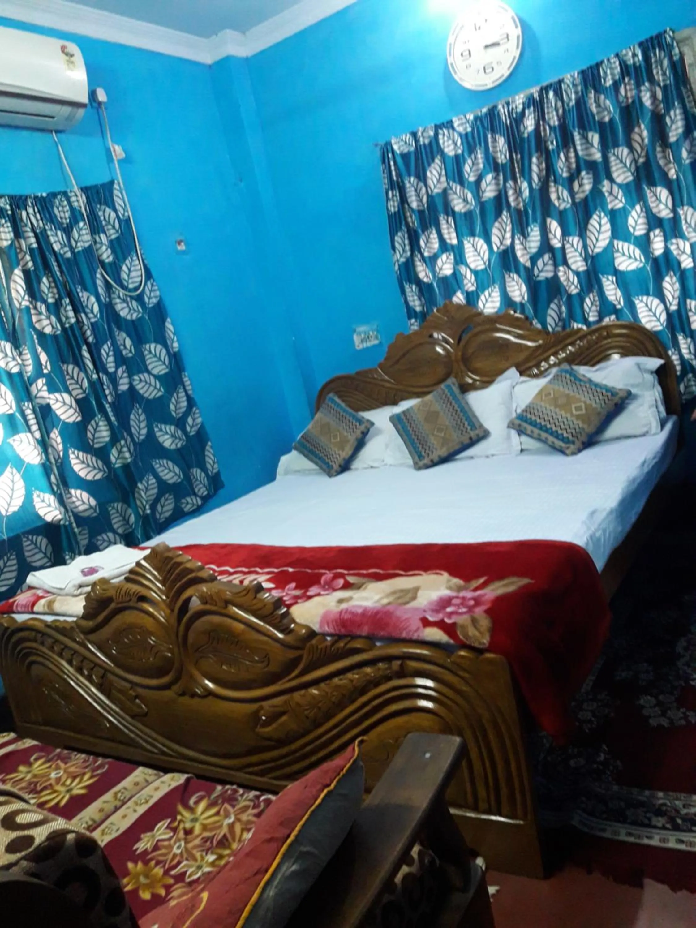 Bed in Kiran Guest House