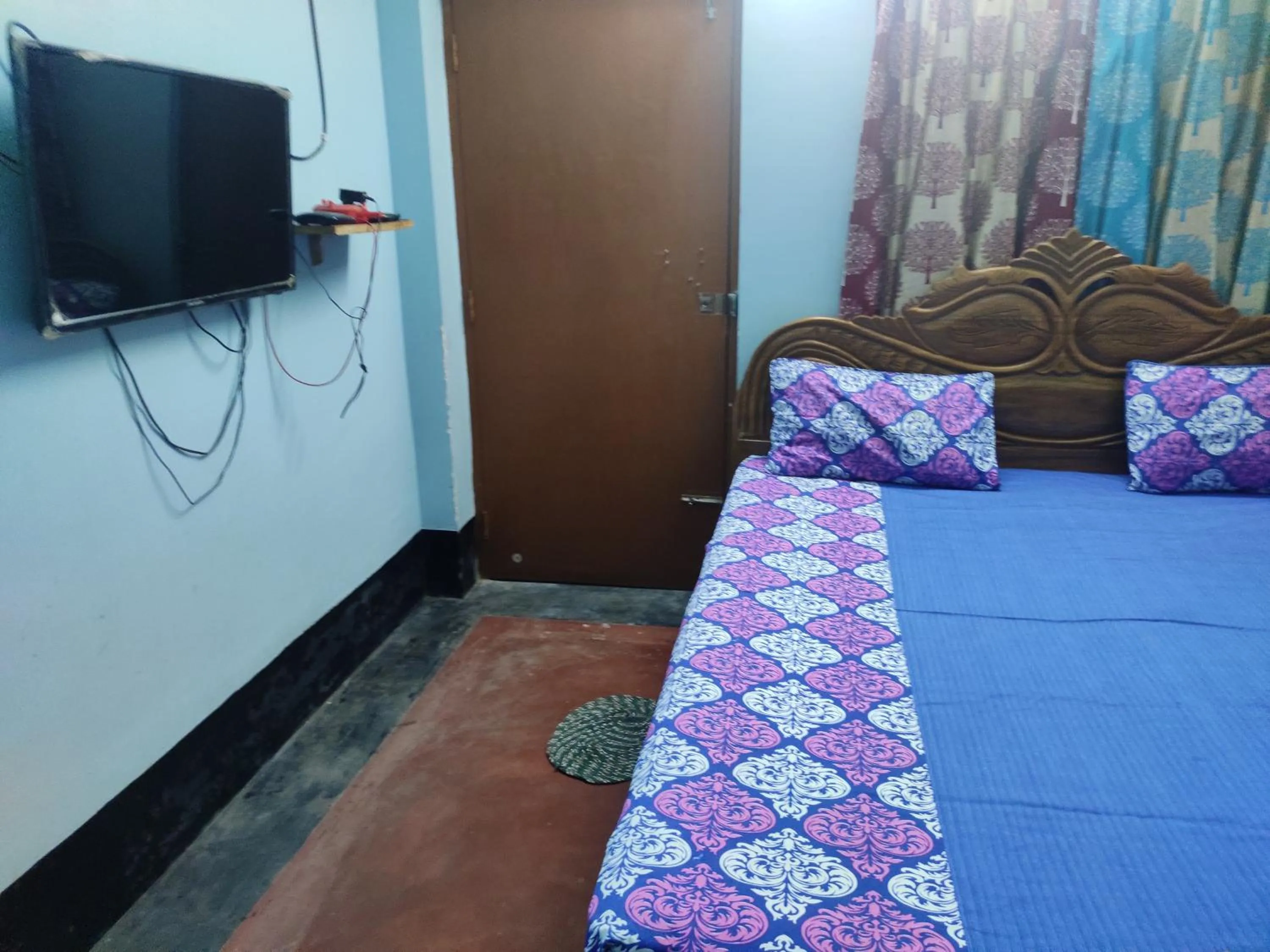 Bed in Kiran Guest House
