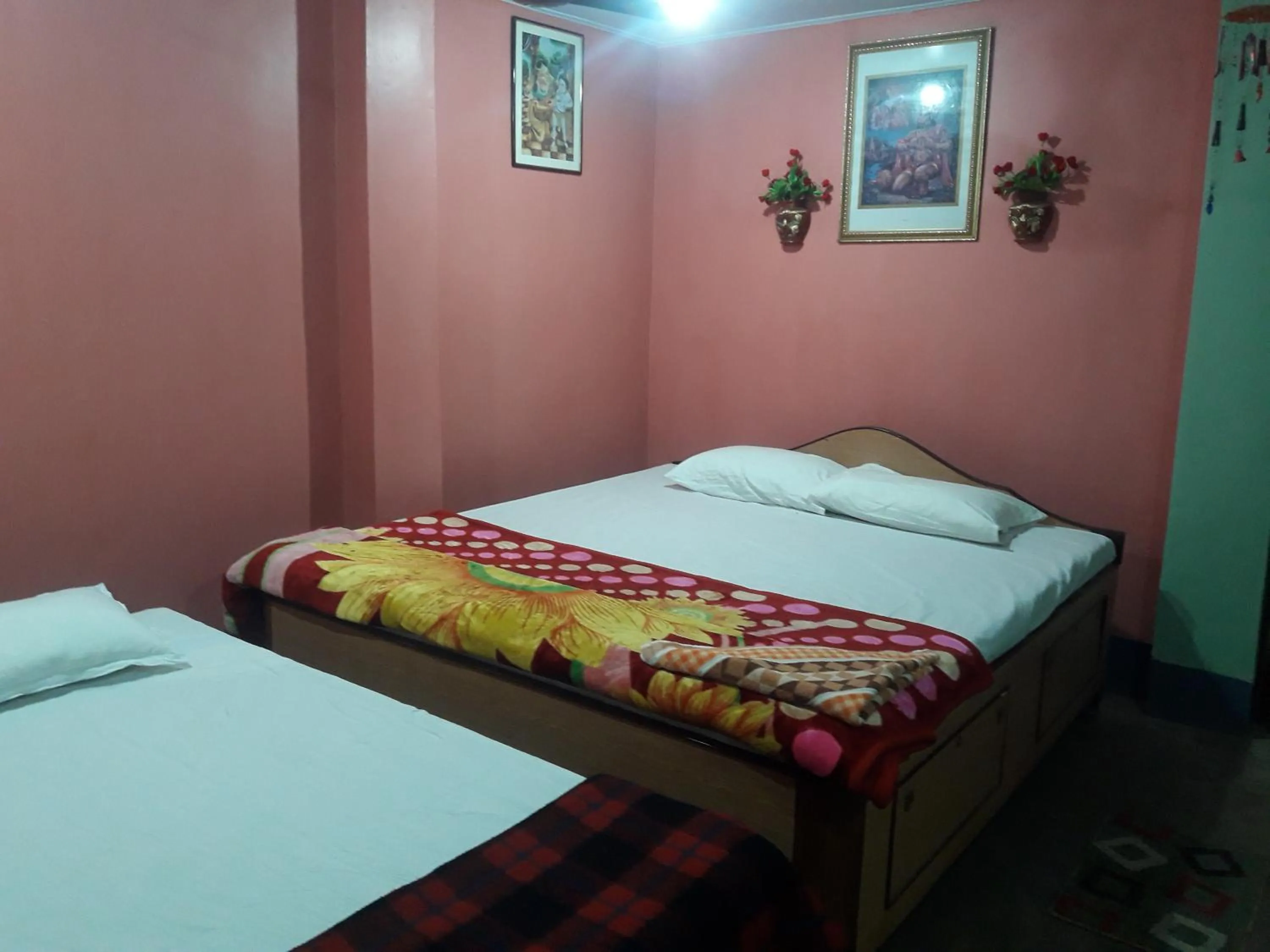 Bed in Kiran Guest House
