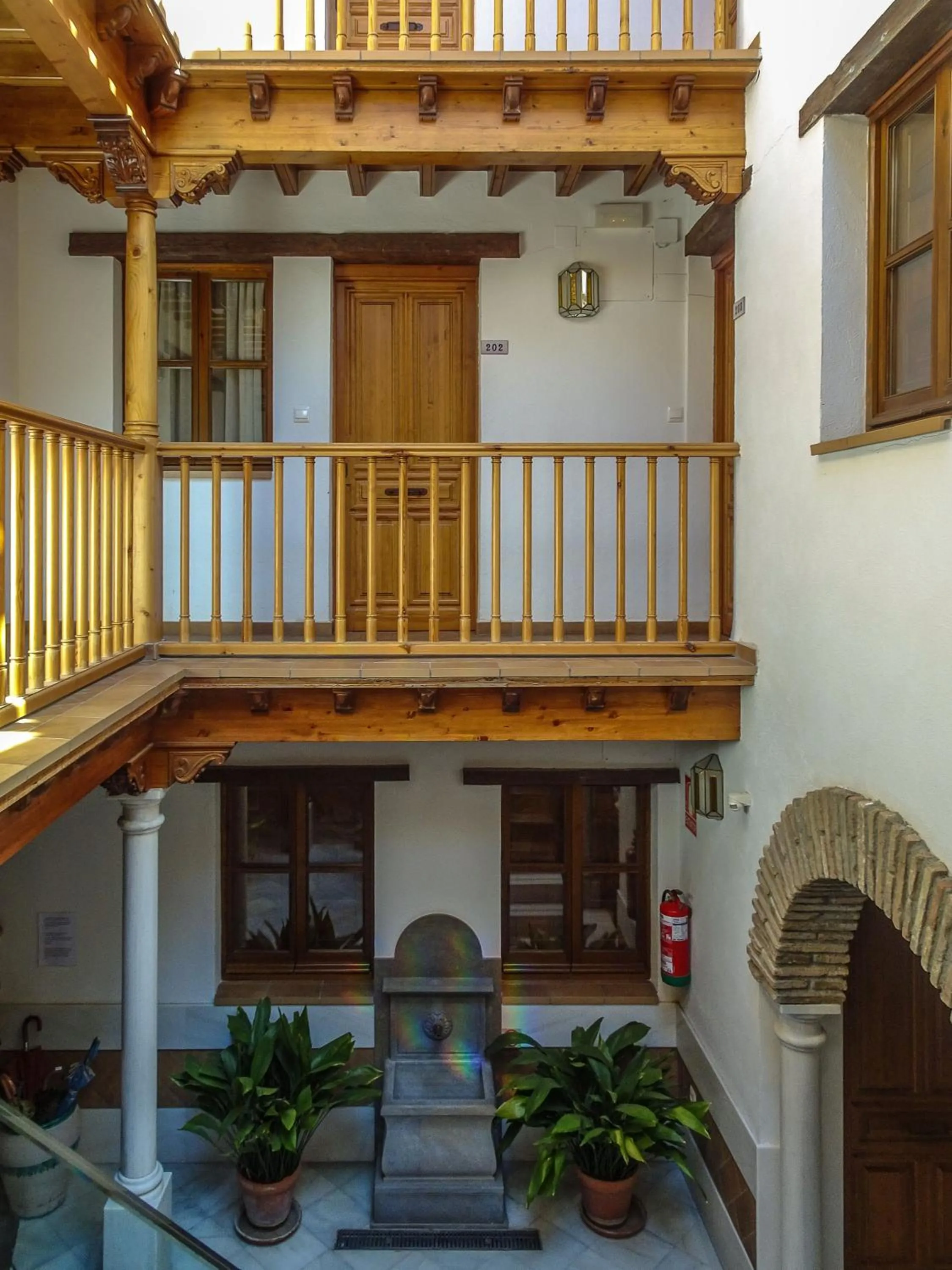 Patio in Apartamentos Alhambra