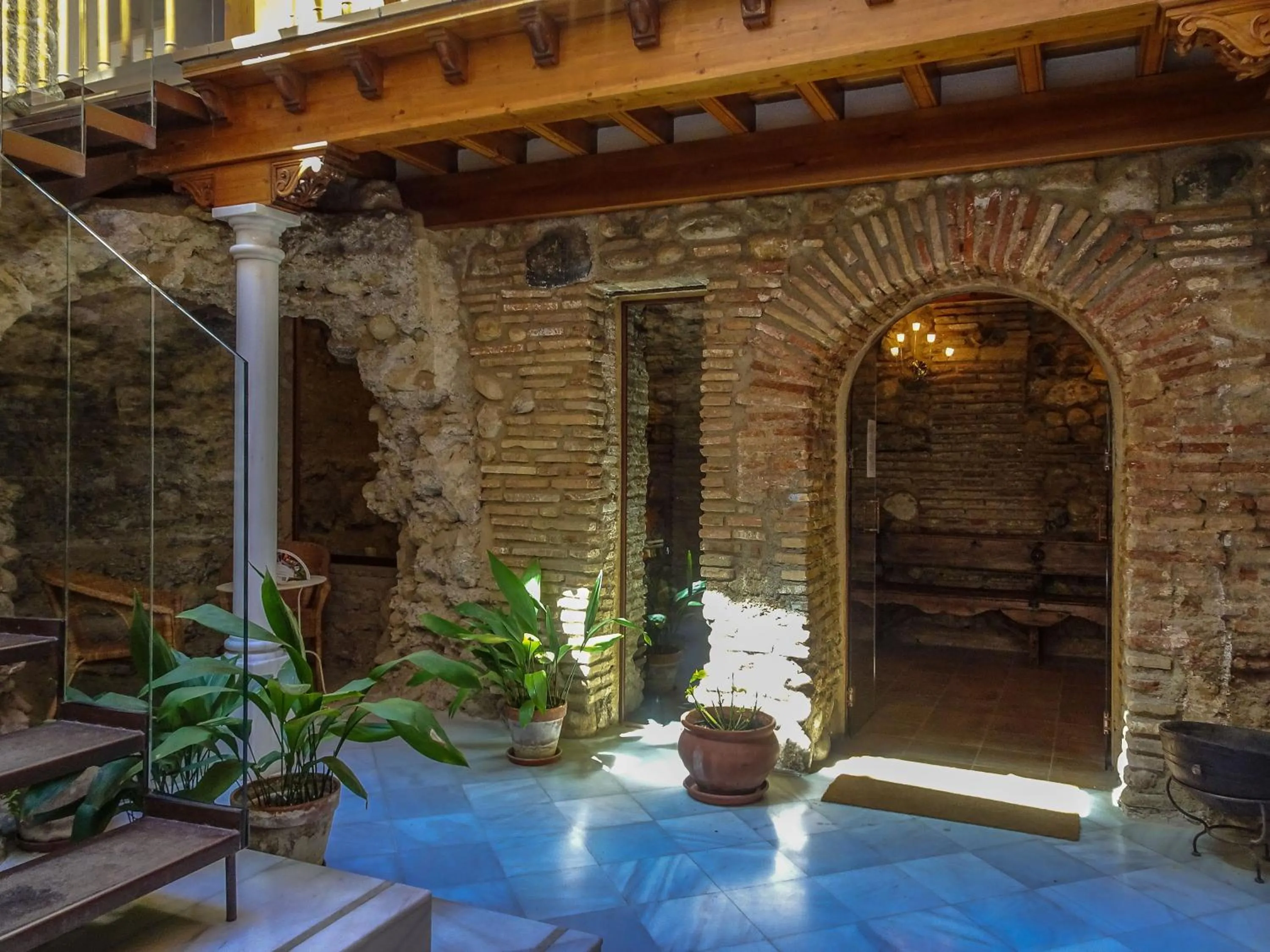 Patio in Apartamentos Alhambra