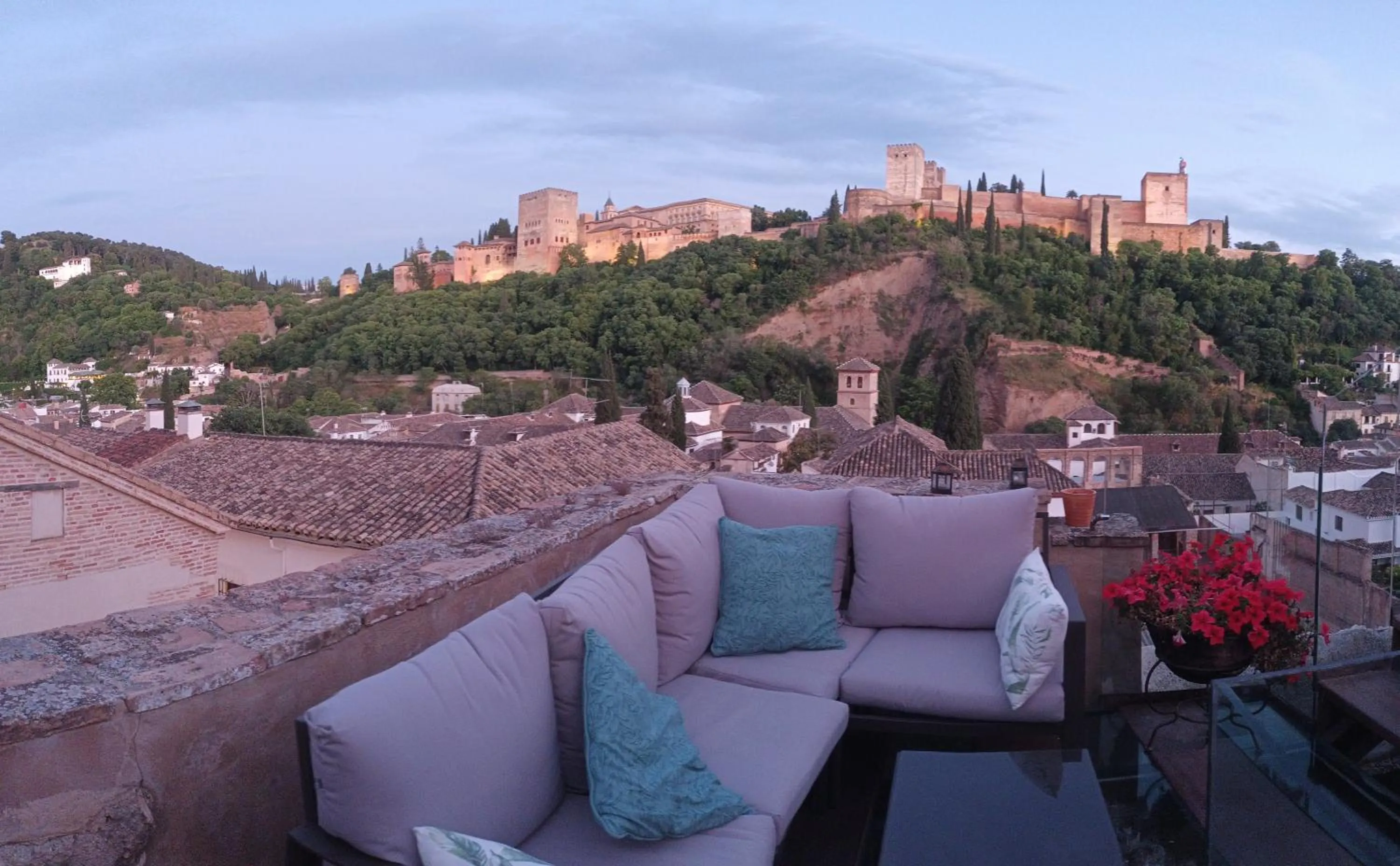 Balcony/Terrace in Apartamentos Alhambra