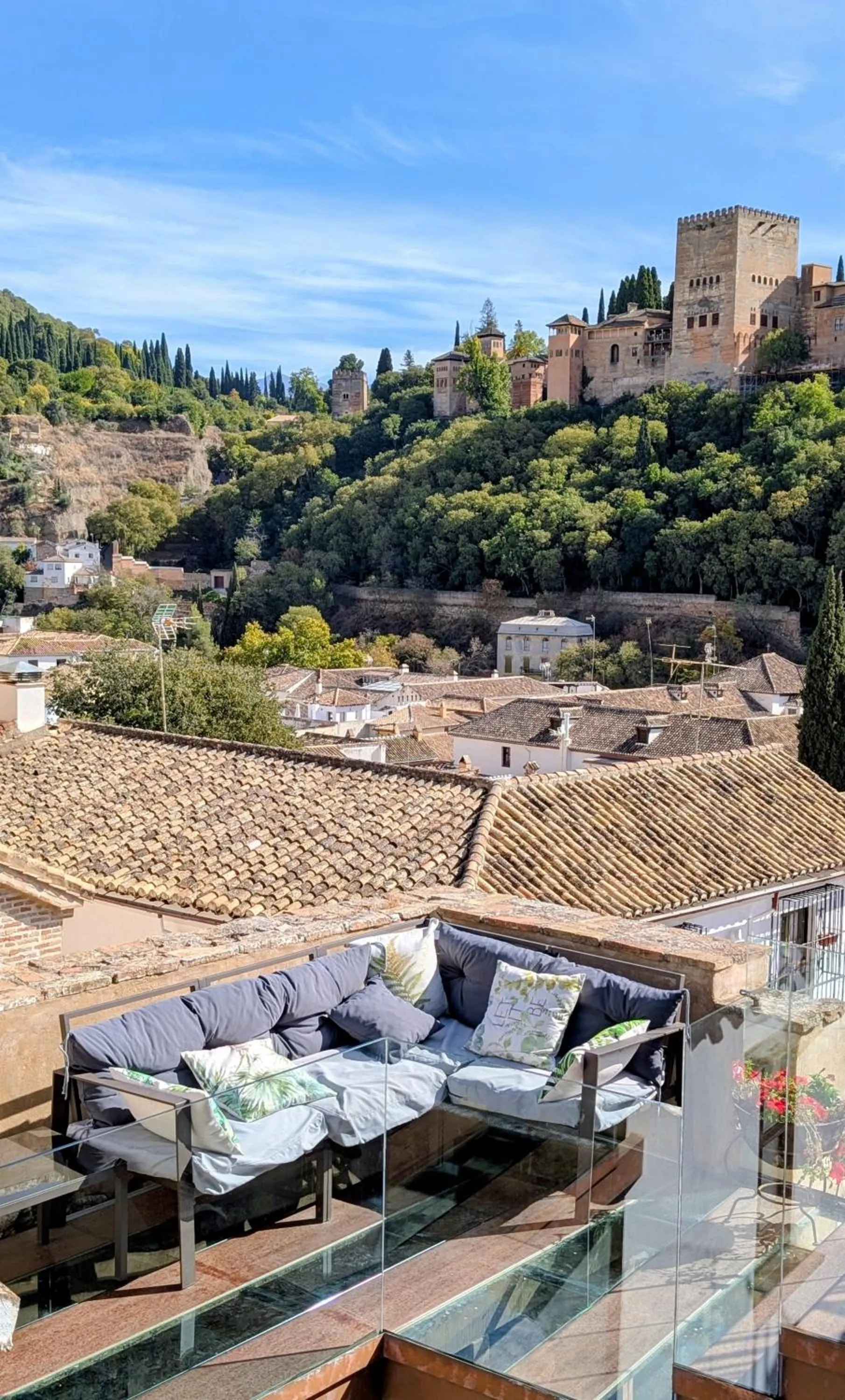 Balcony/Terrace in Apartamentos Alhambra