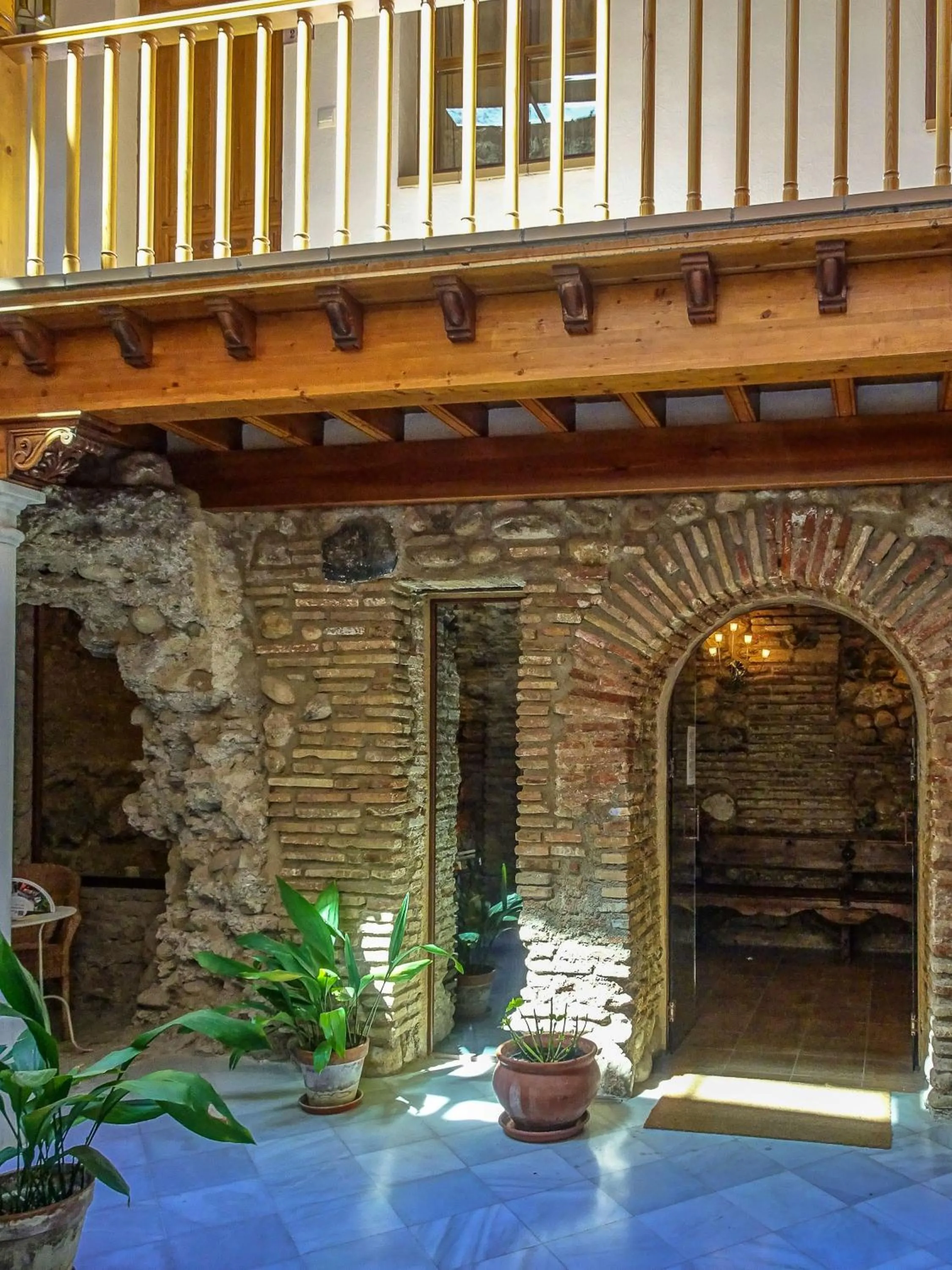 Patio in Apartamentos Alhambra