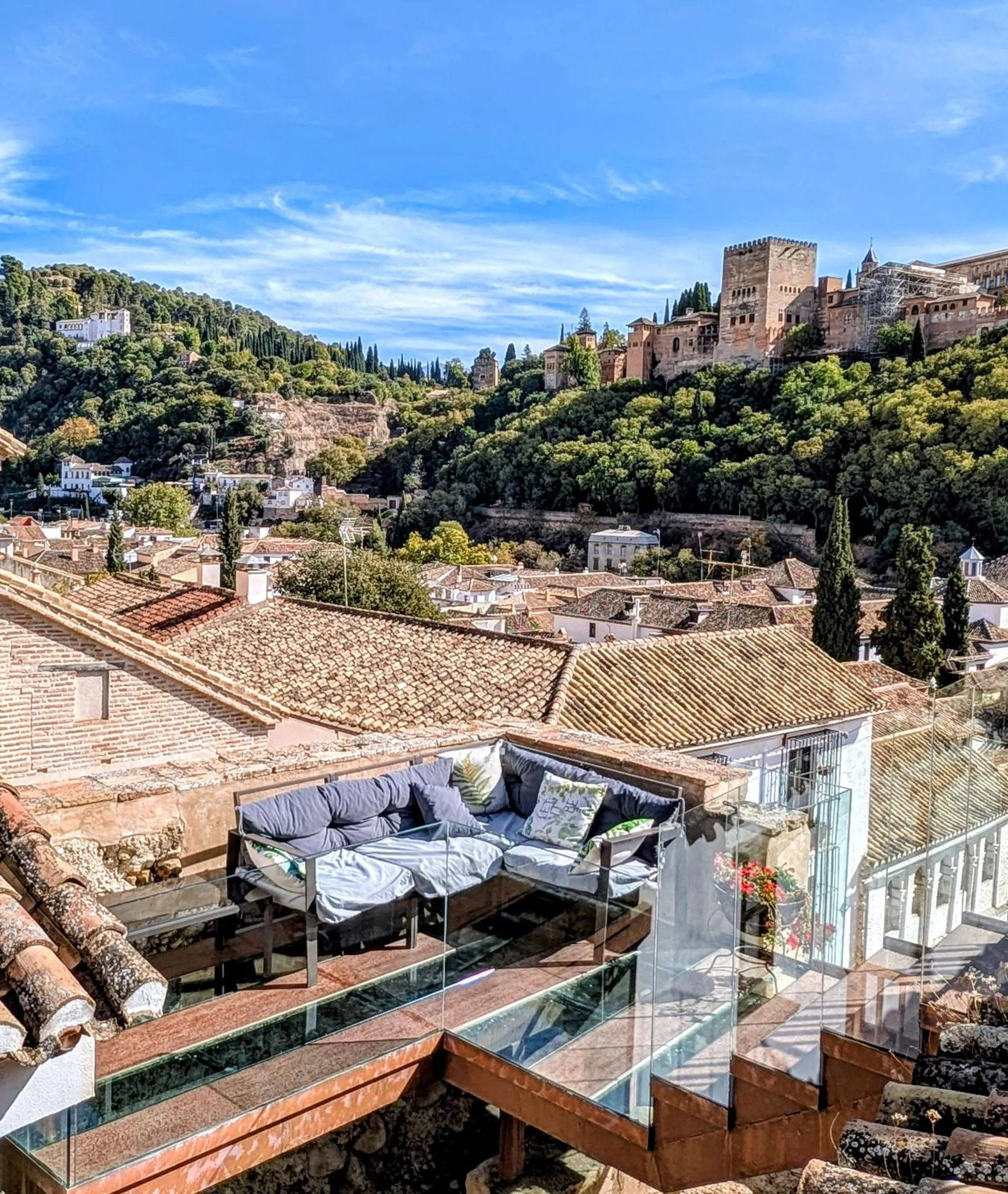 Balcony/Terrace in Apartamentos Alhambra