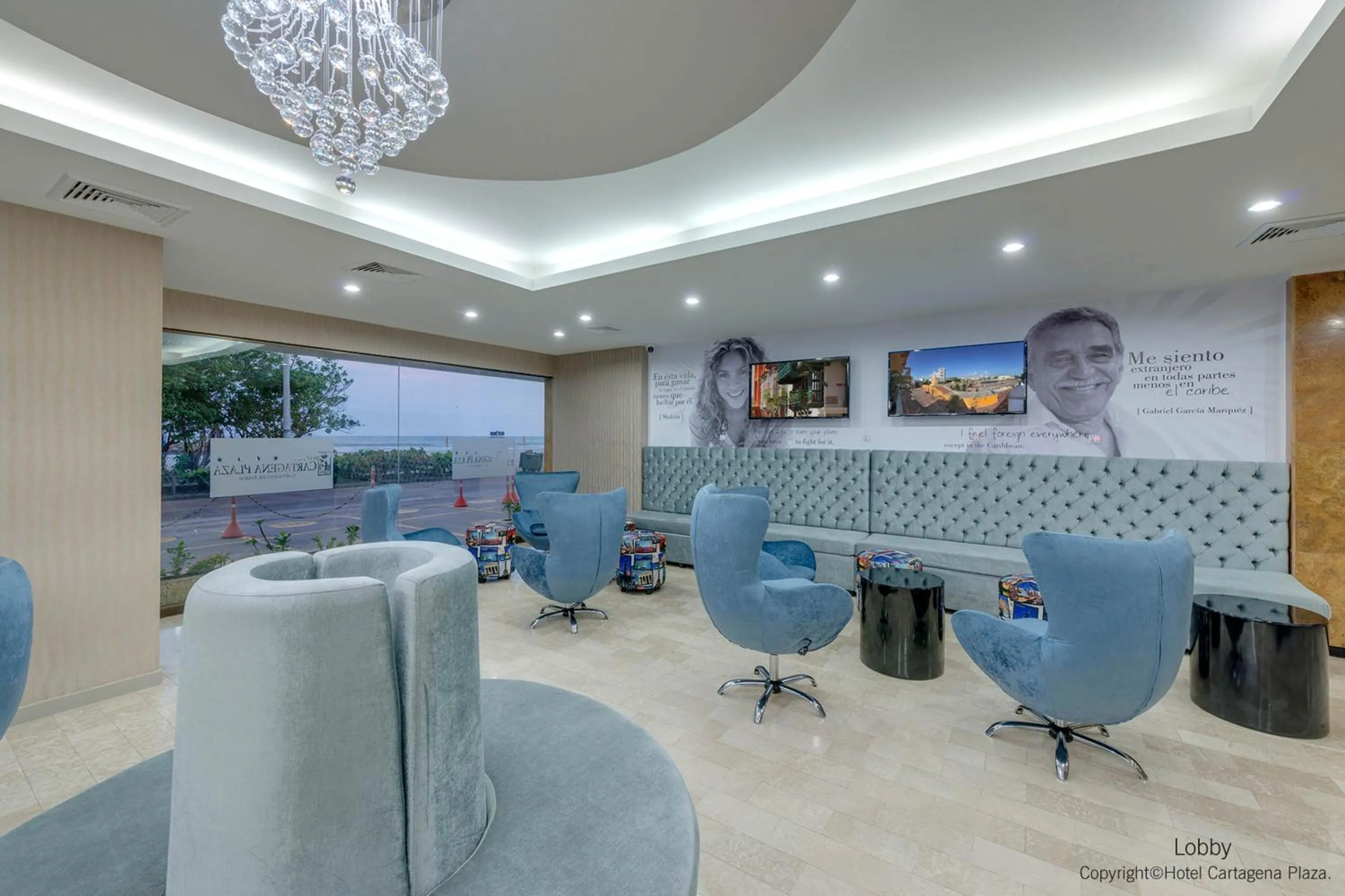 Lobby or reception in Hotel Cartagena Plaza
