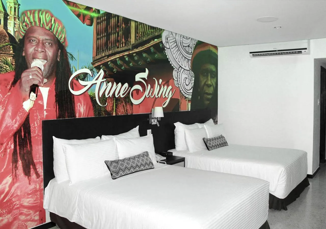 Photo of the whole room, Bed in Hotel Cartagena Plaza