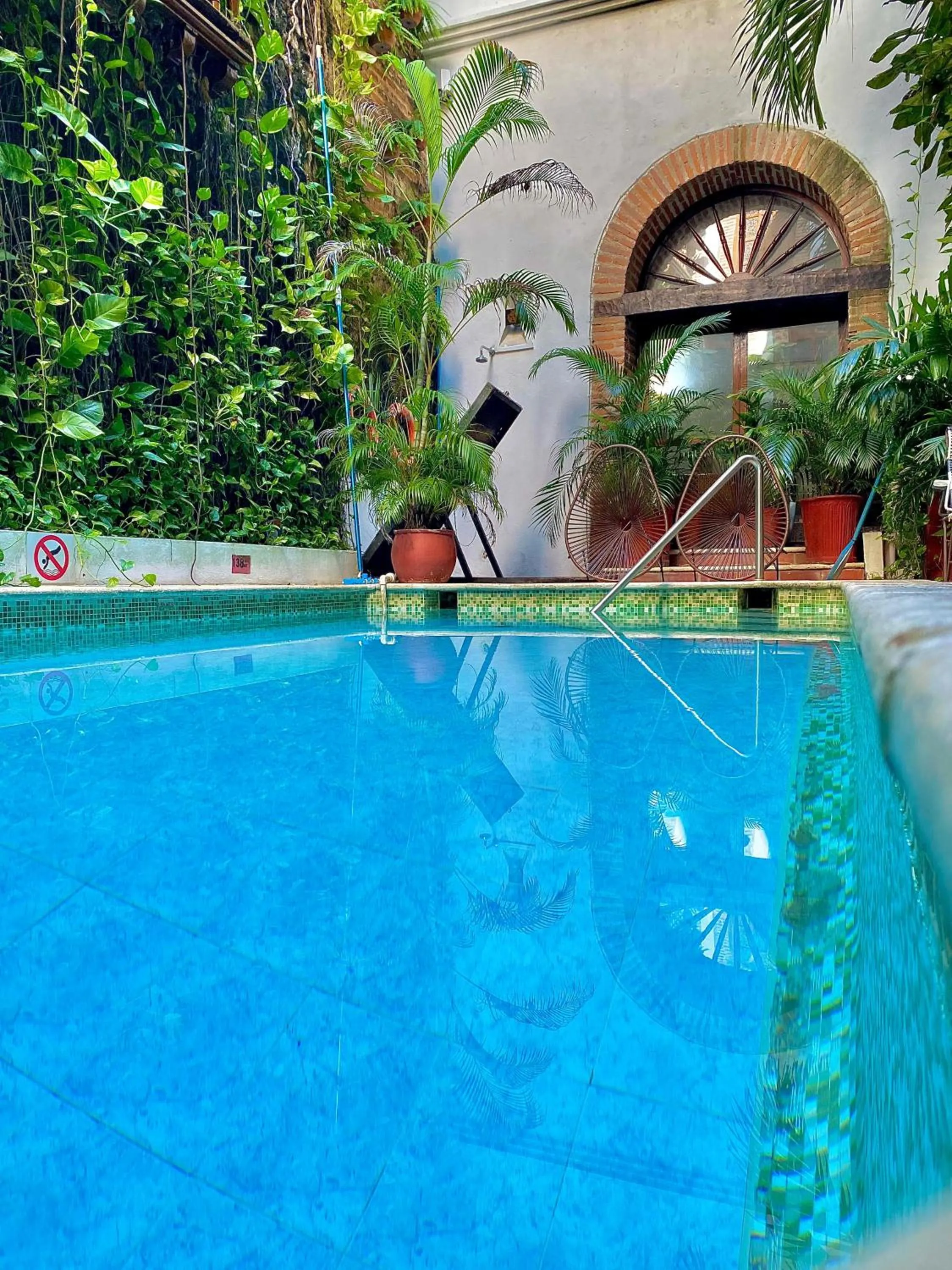 Garden view in Hotel Don Pedro De Heredia