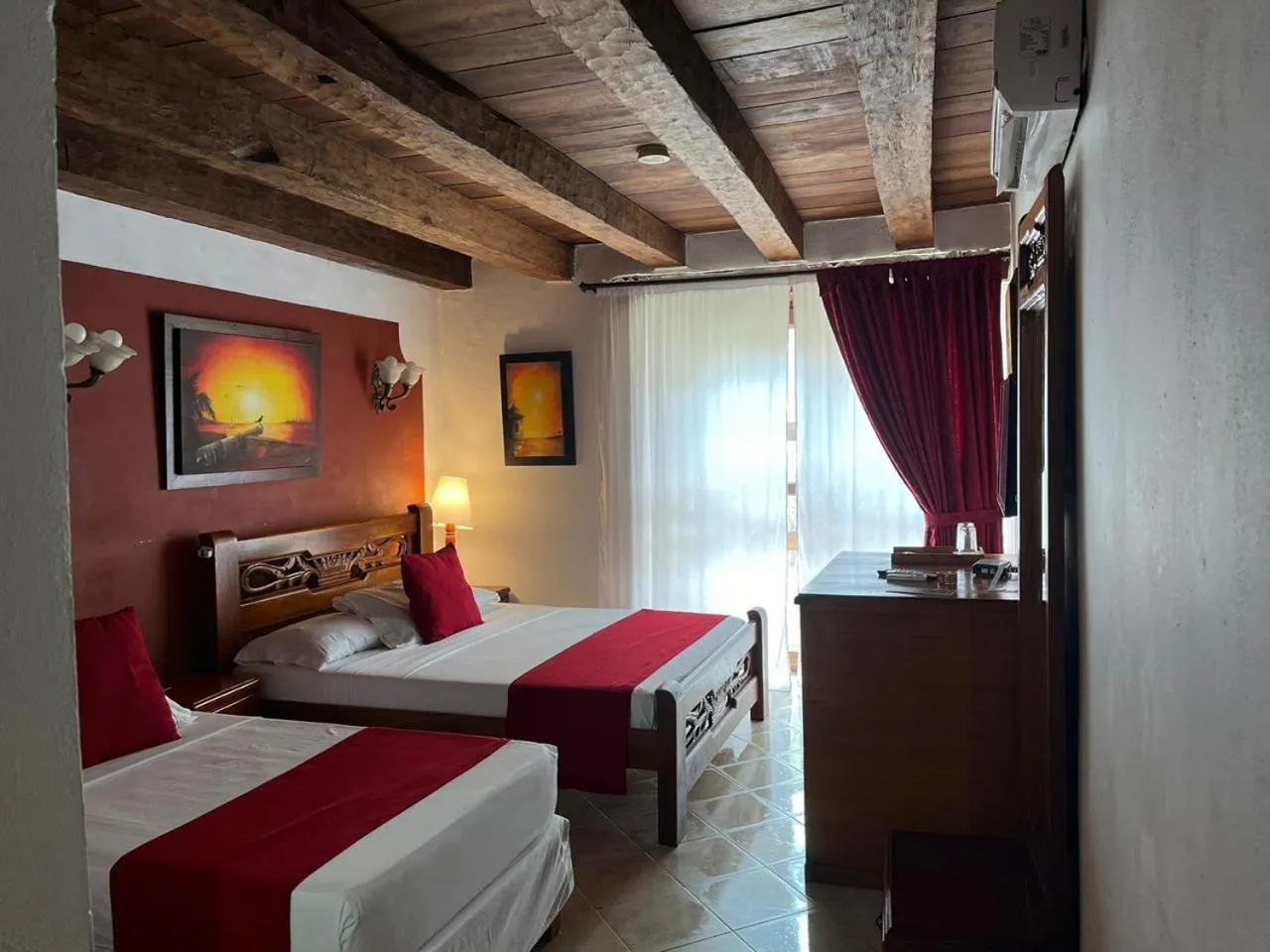 Balcony/Terrace, Bed in Hotel Don Pedro De Heredia