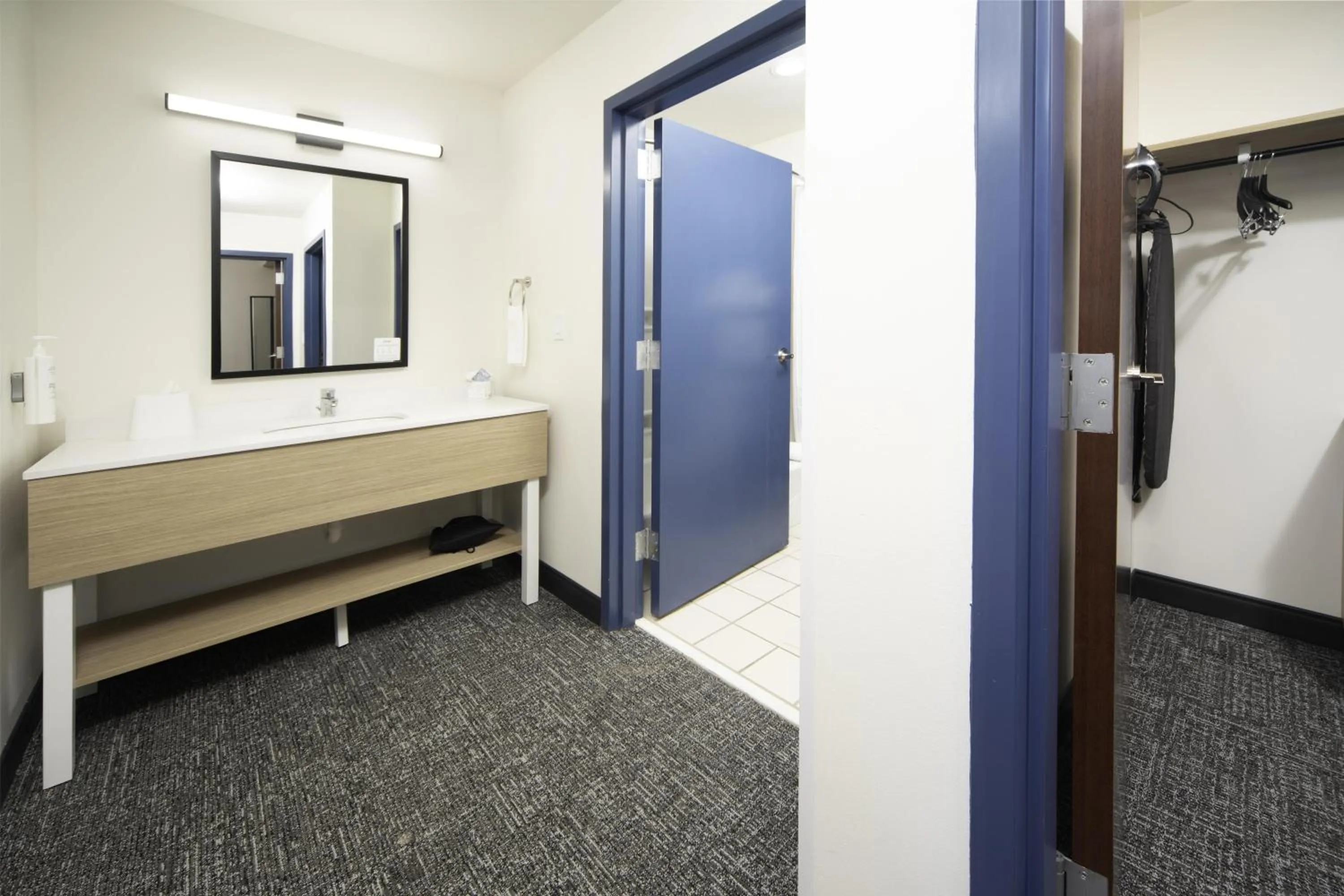 Bathroom in Spark by Hilton Amarillo East