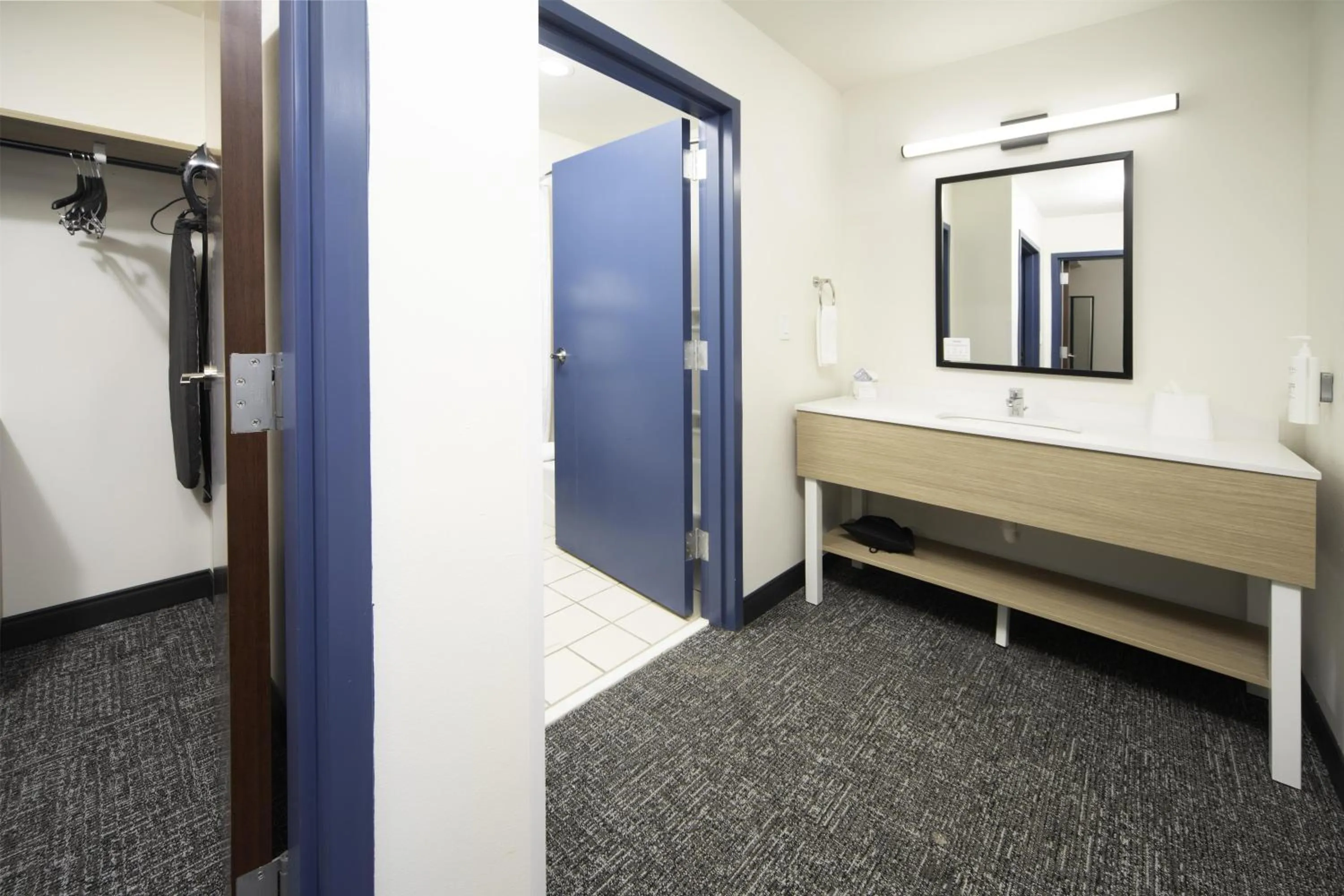 Bathroom in Spark by Hilton Amarillo East