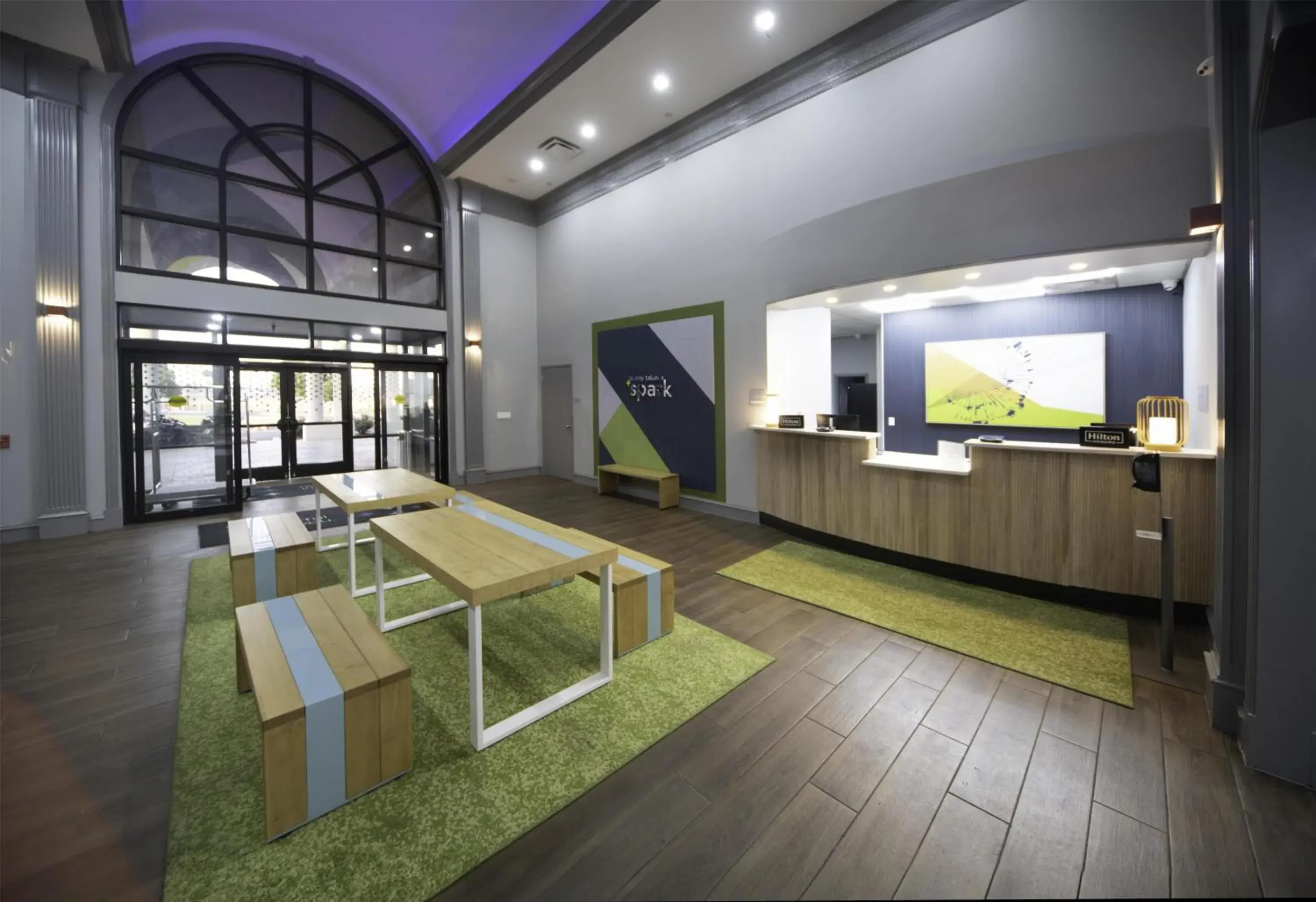 Lobby or reception in Spark by Hilton Amarillo East Lobby or reception in Spark by Hilton Amarillo East
