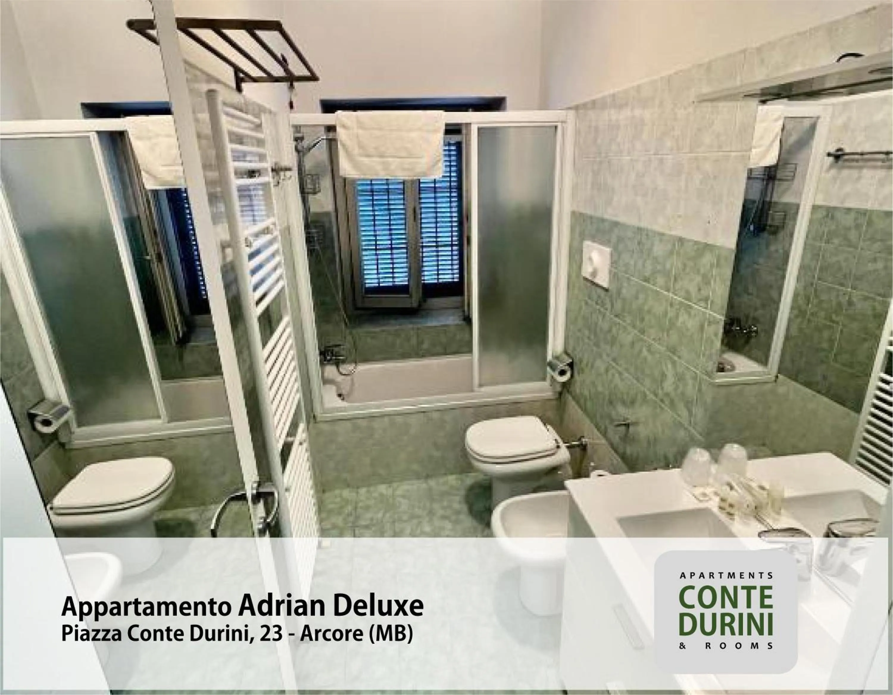 Bathroom in Conte Durini Apartments & Rooms