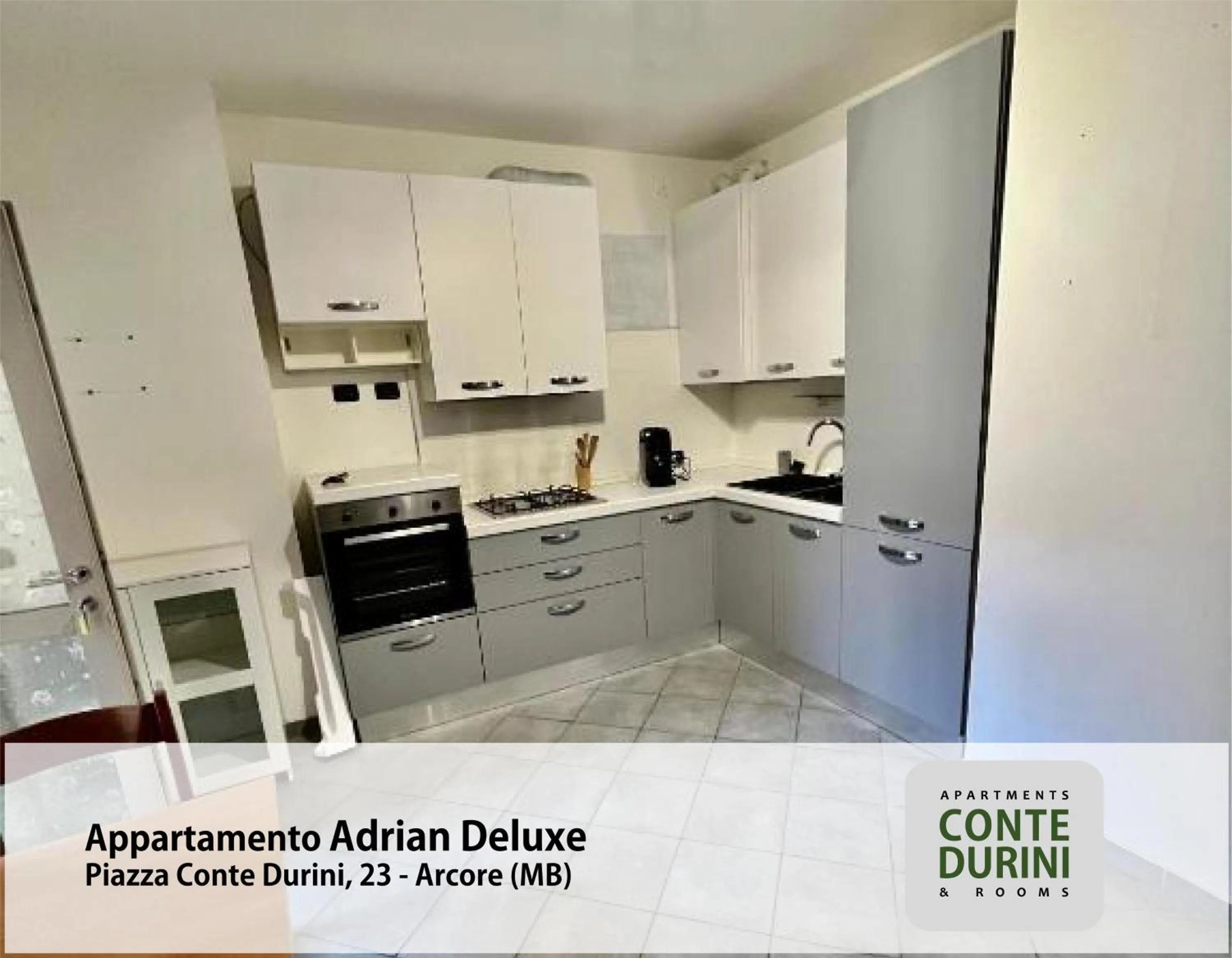 Kitchen or kitchenette in Conte Durini Apartments & Rooms