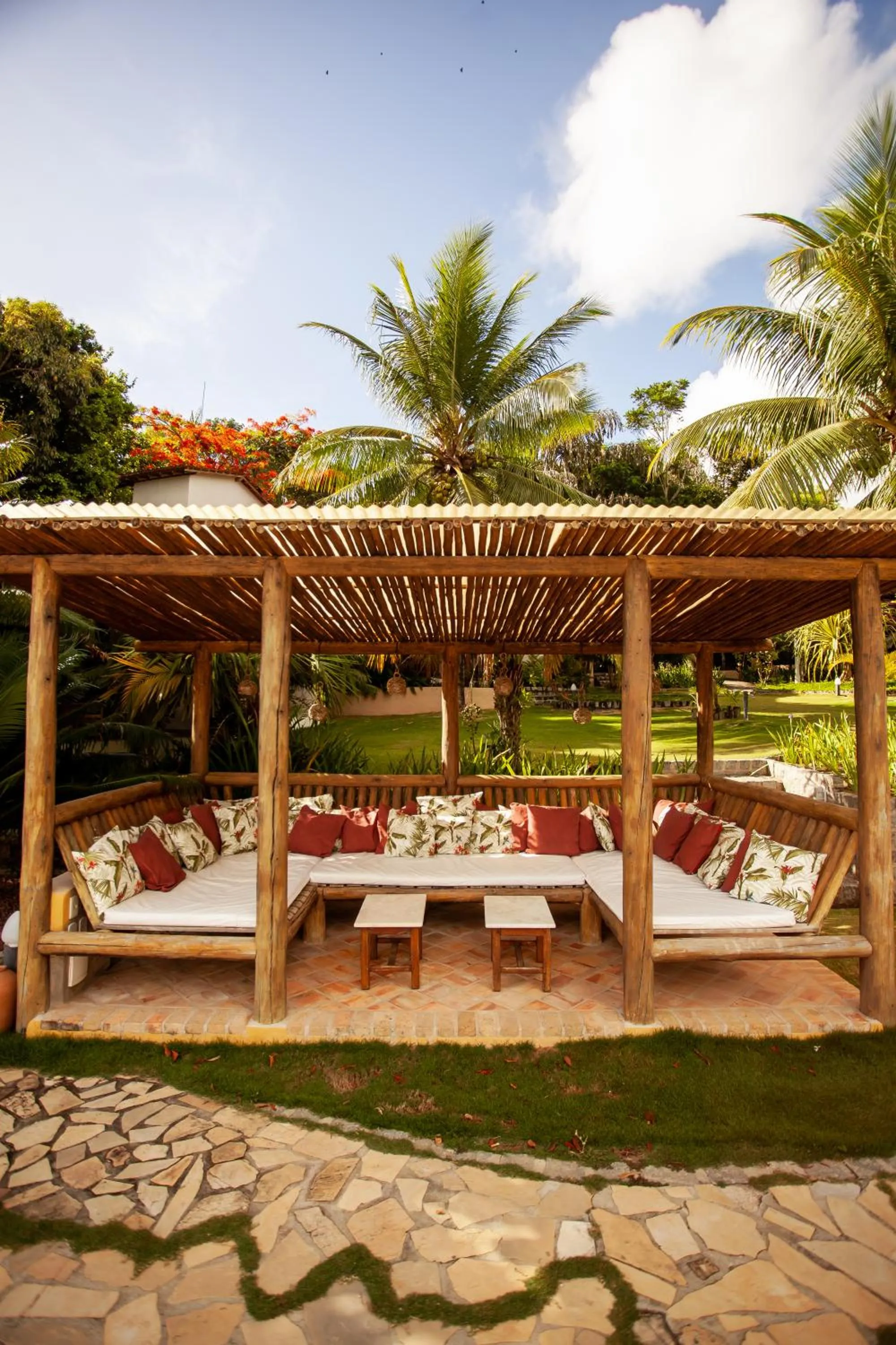 Patio in Pousada Mundo Verde