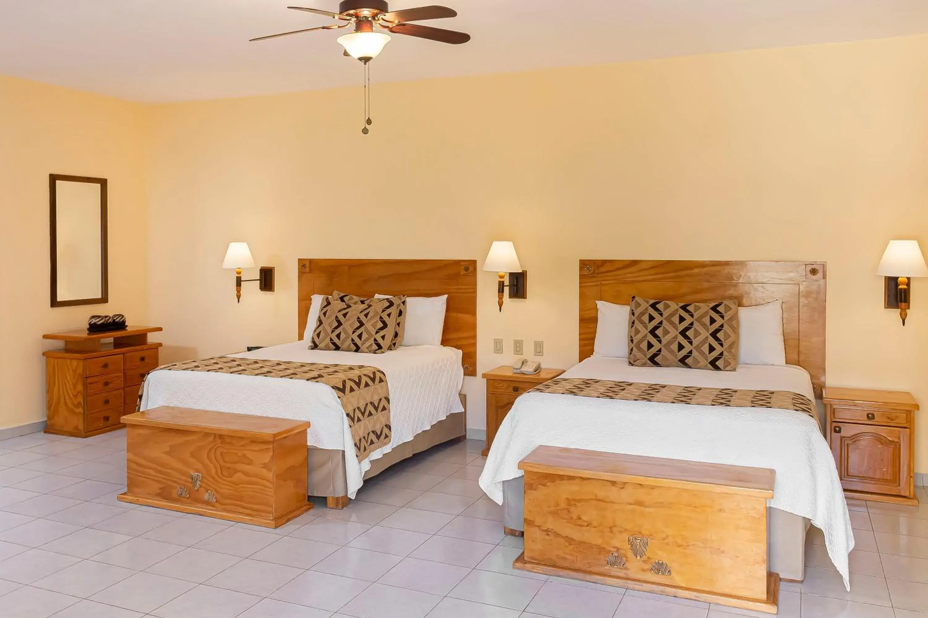 Bedroom, Bed in Hotel Santa Fe Loreto by Villa Group Bedroom, Bed in Hotel Santa Fe Loreto by Villa Group