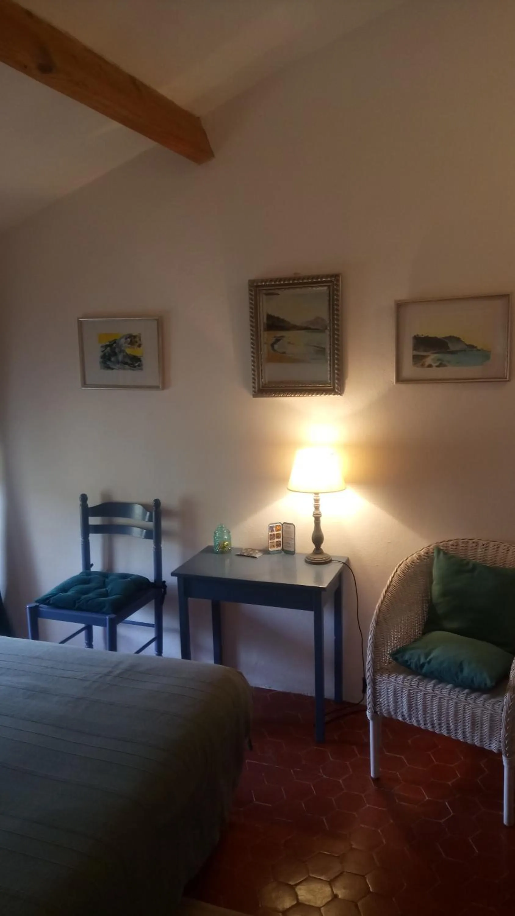 Bedroom in Domaine du Paraïs B&B