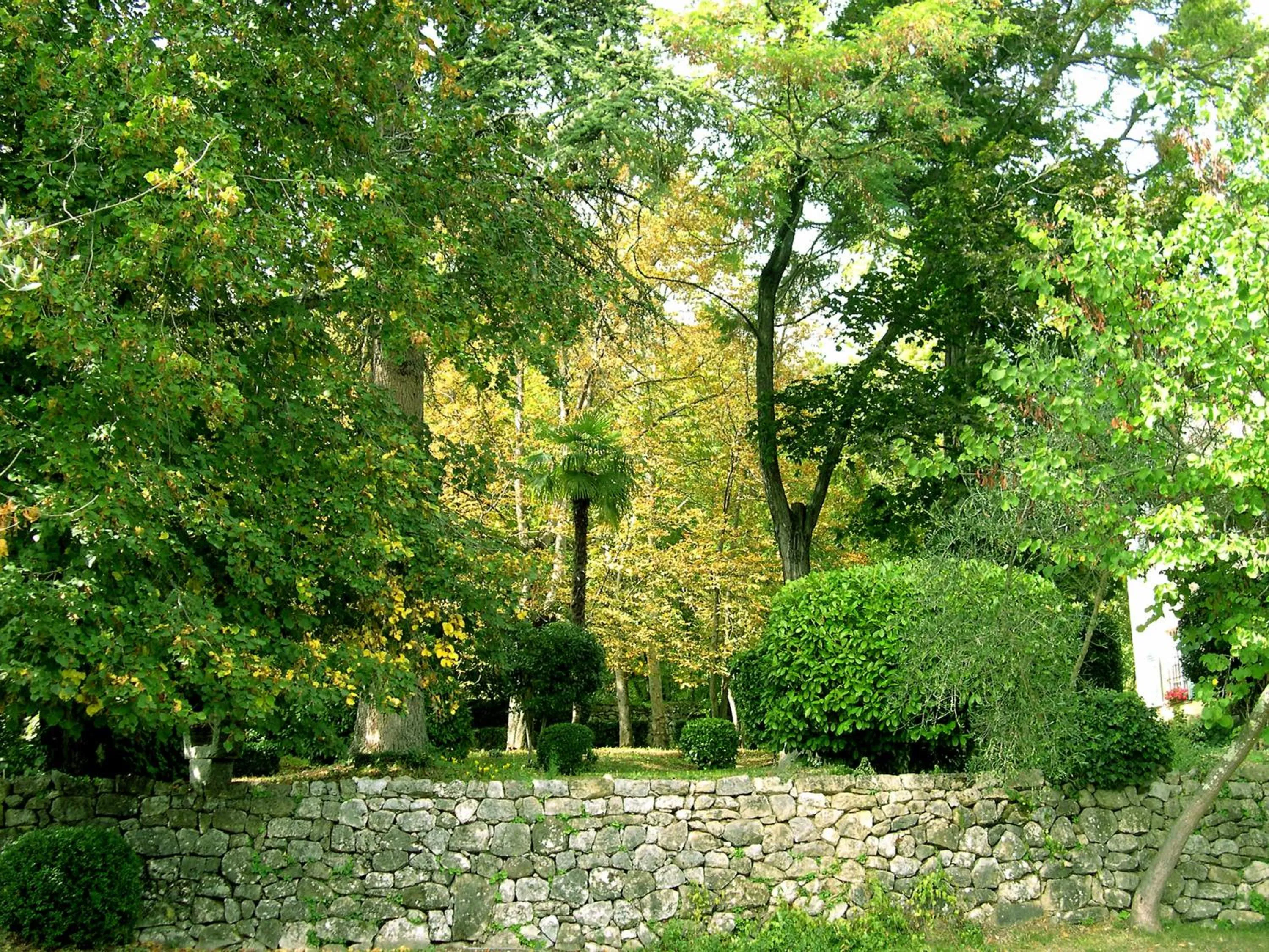 Garden in Domaine du Paraïs B&B
