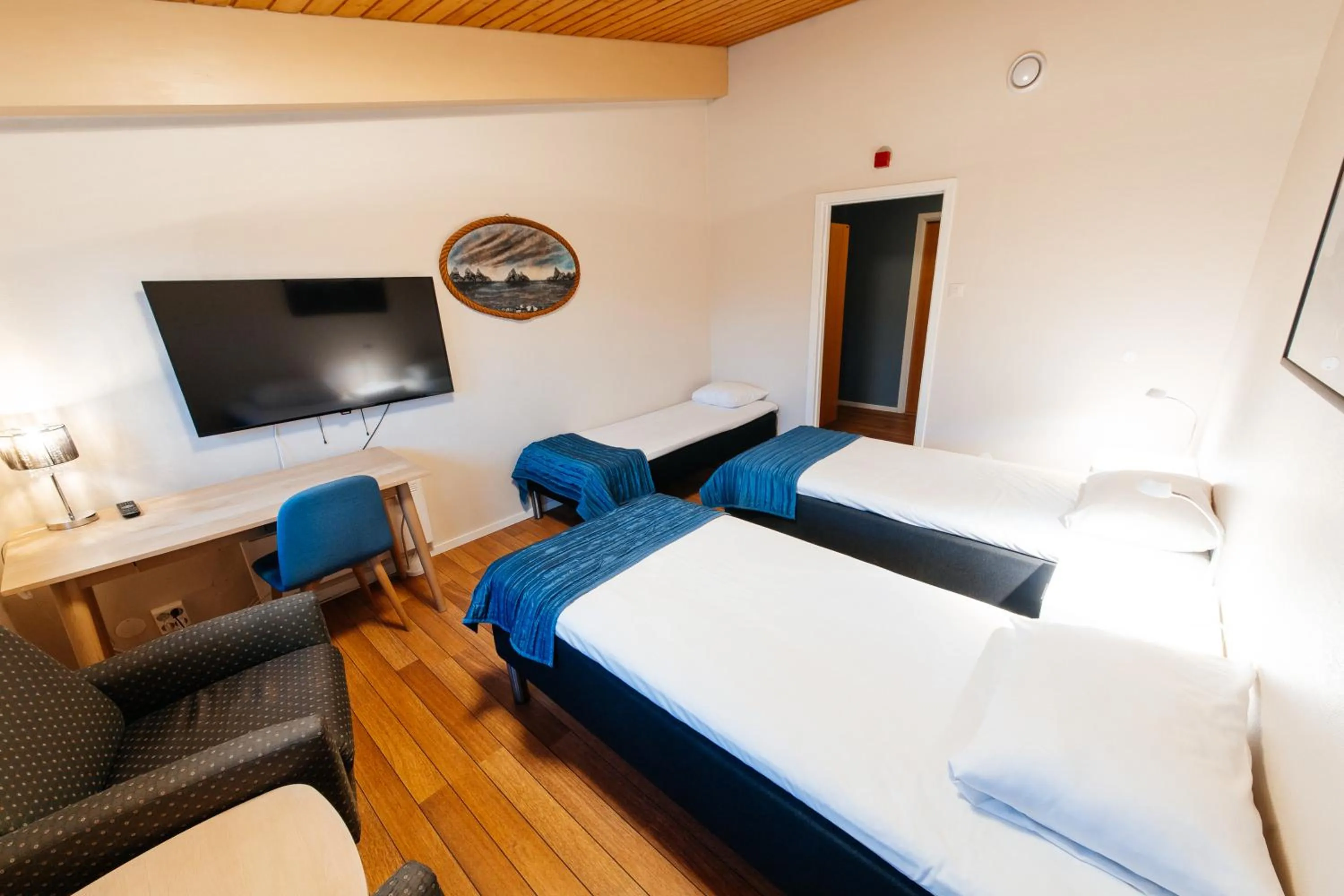 Bed in Myre Kysthotell