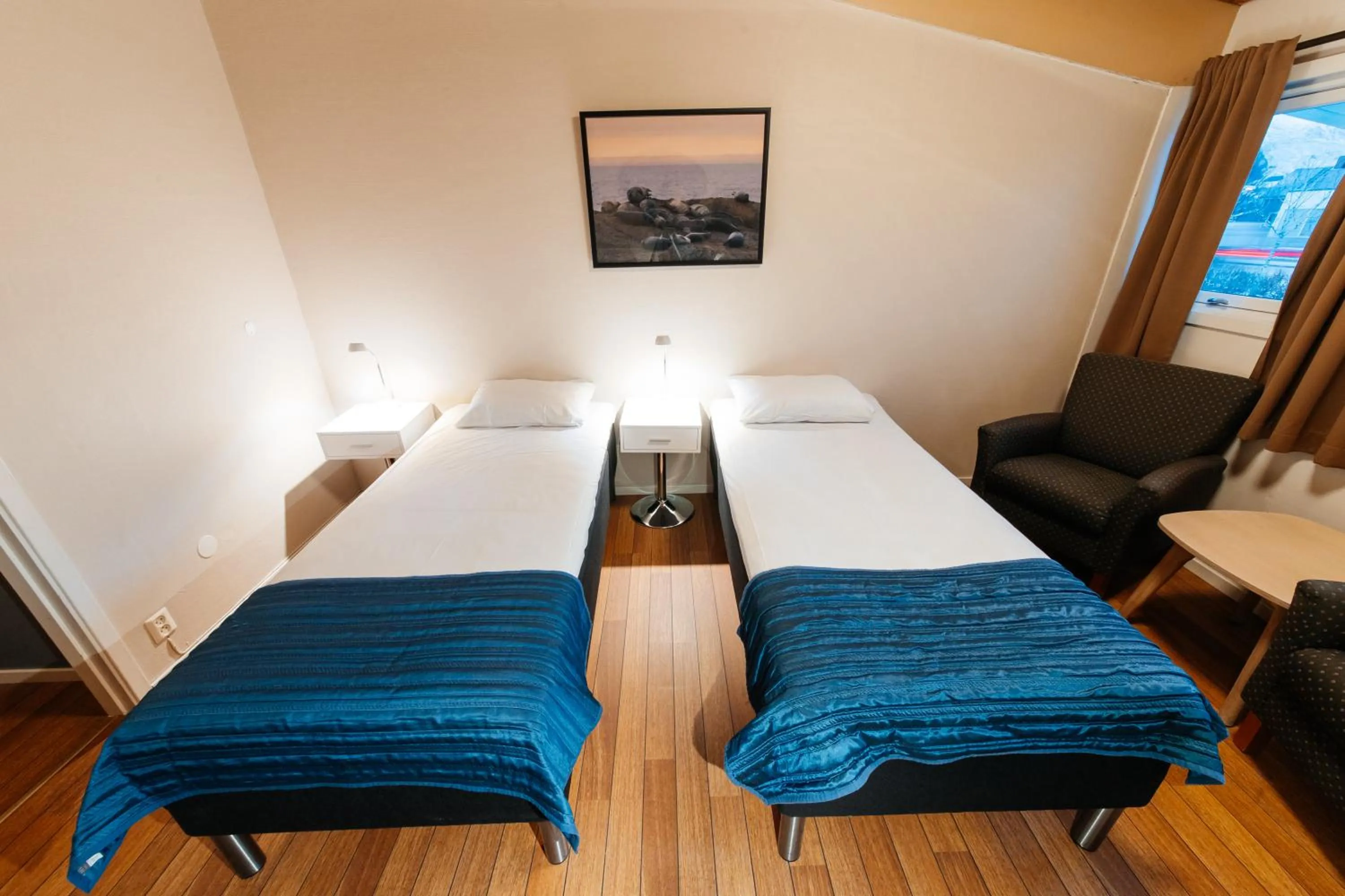 Bed in Myre Kysthotell