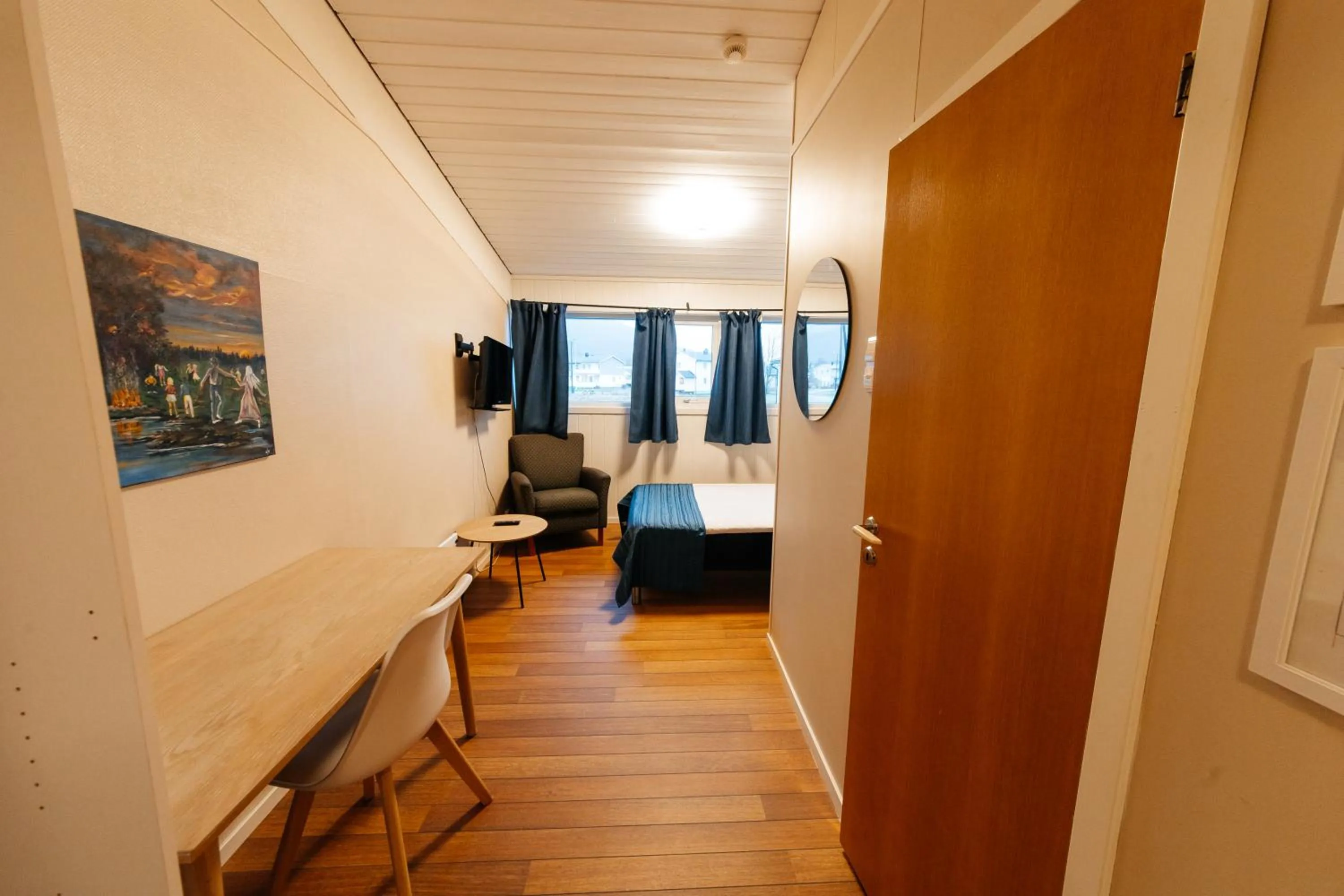 Bed in Myre Kysthotell