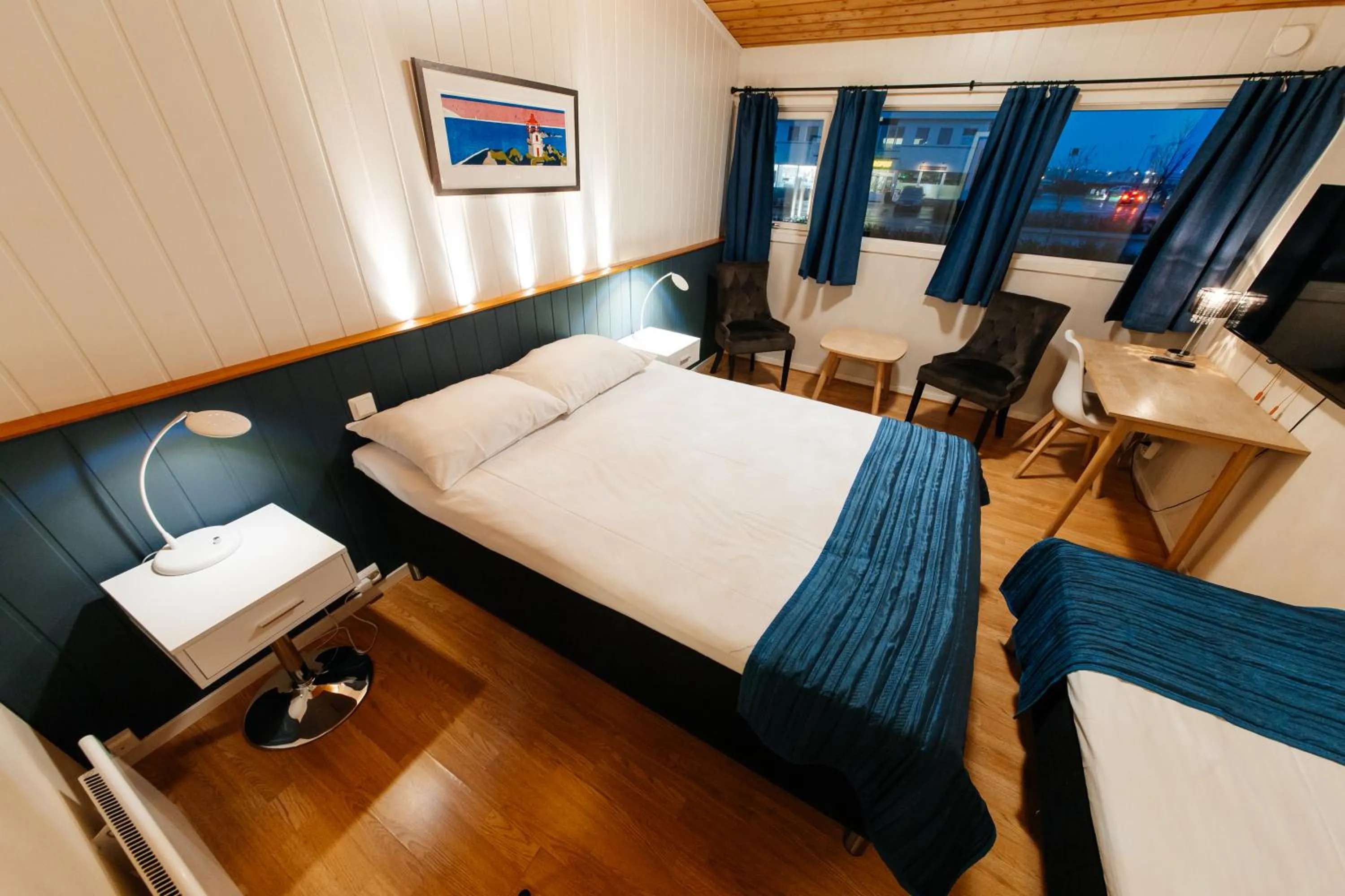 Bed in Myre Kysthotell