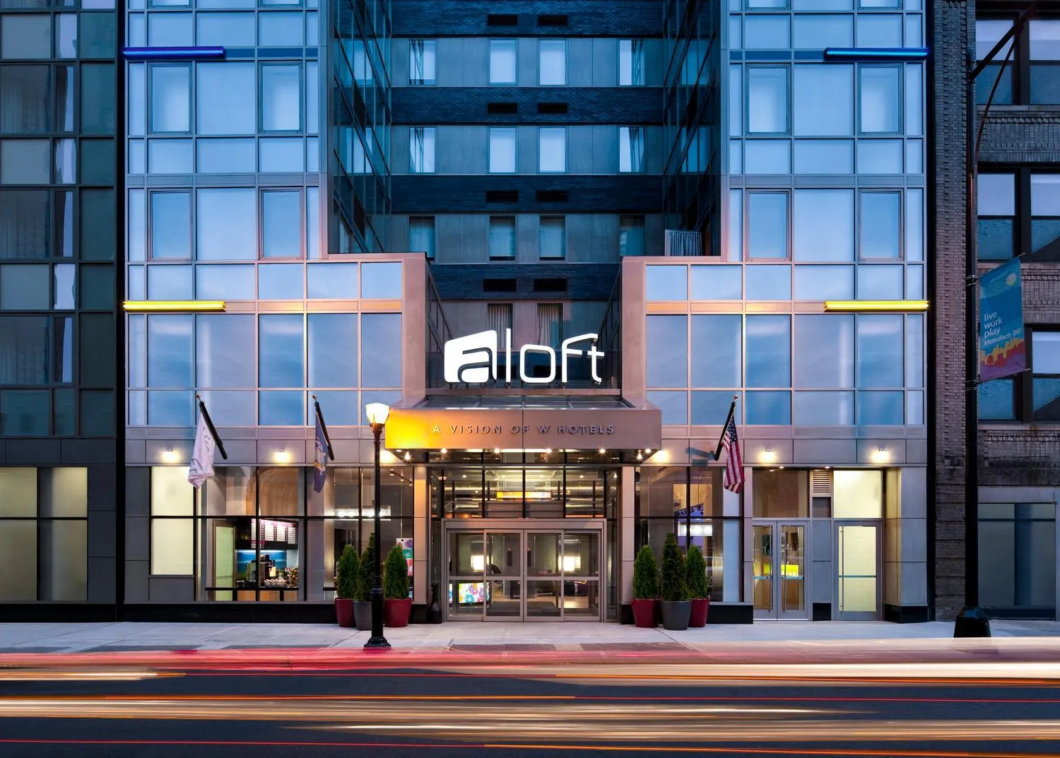 Property building in Aloft New York Brooklyn