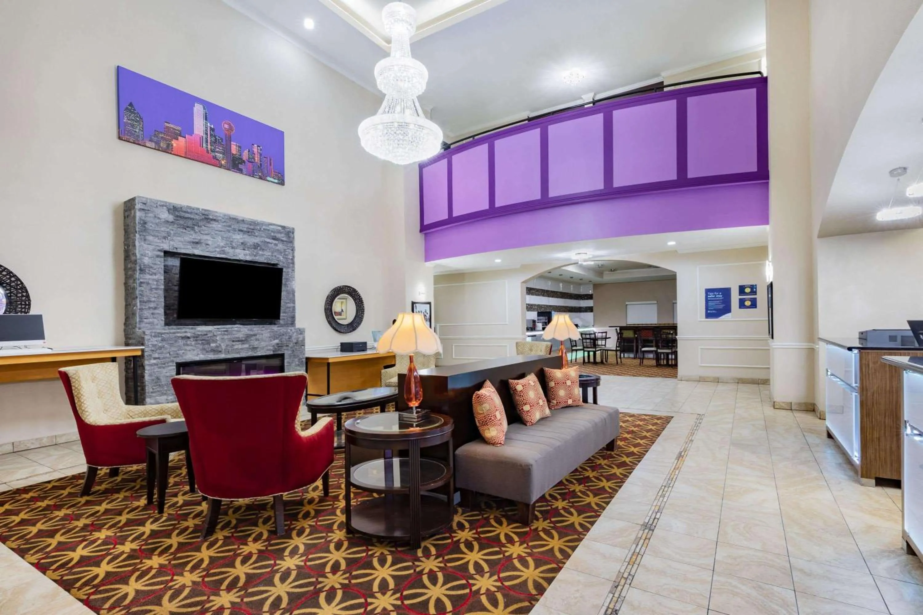 Lobby or reception in La Quinta by Wyndham Garland Harbor Point
