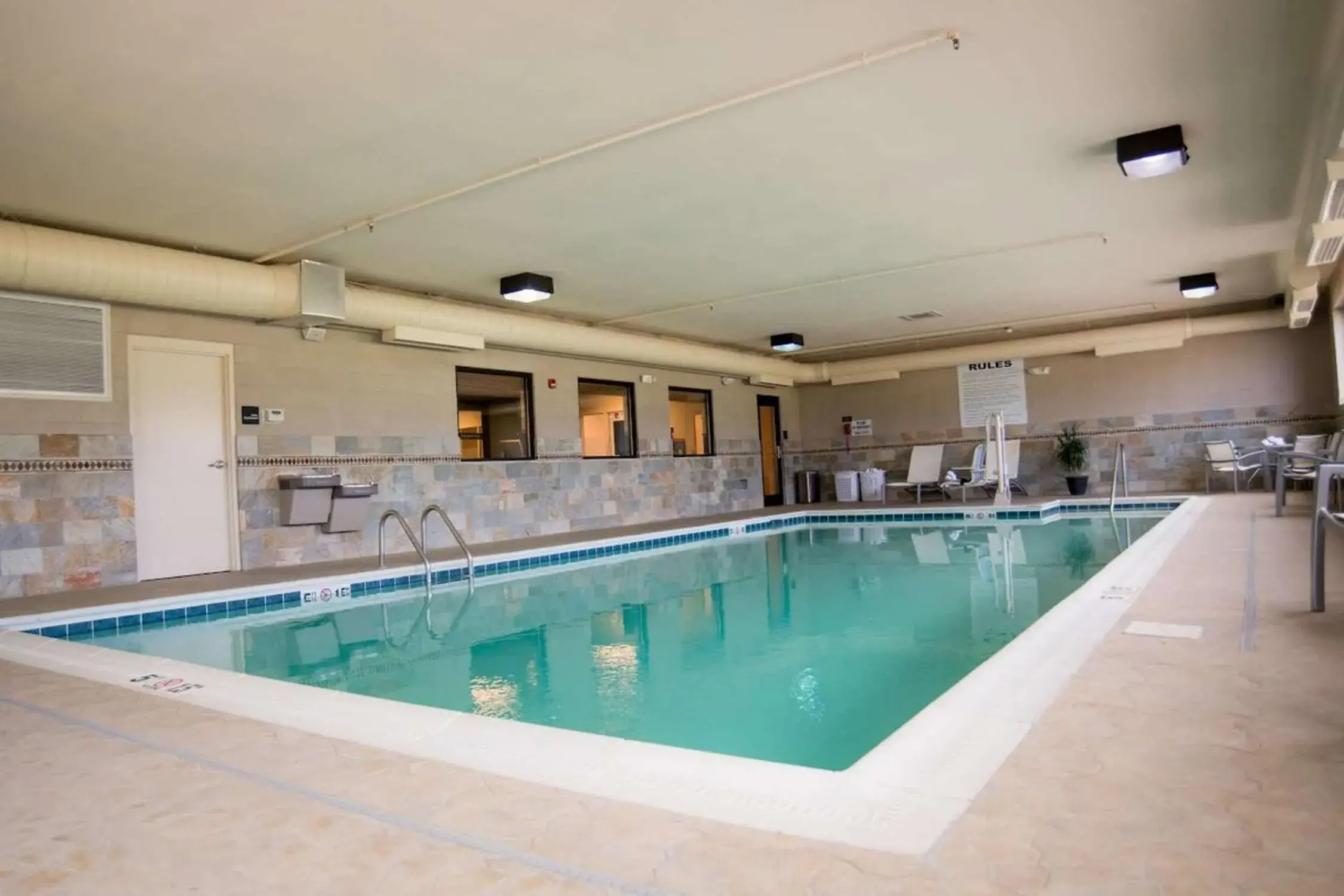 Pool view in Hampton Inn & Suites Radcliff/Fort Knox Pool view in Hampton Inn & Suites Radcliff/Fort Knox