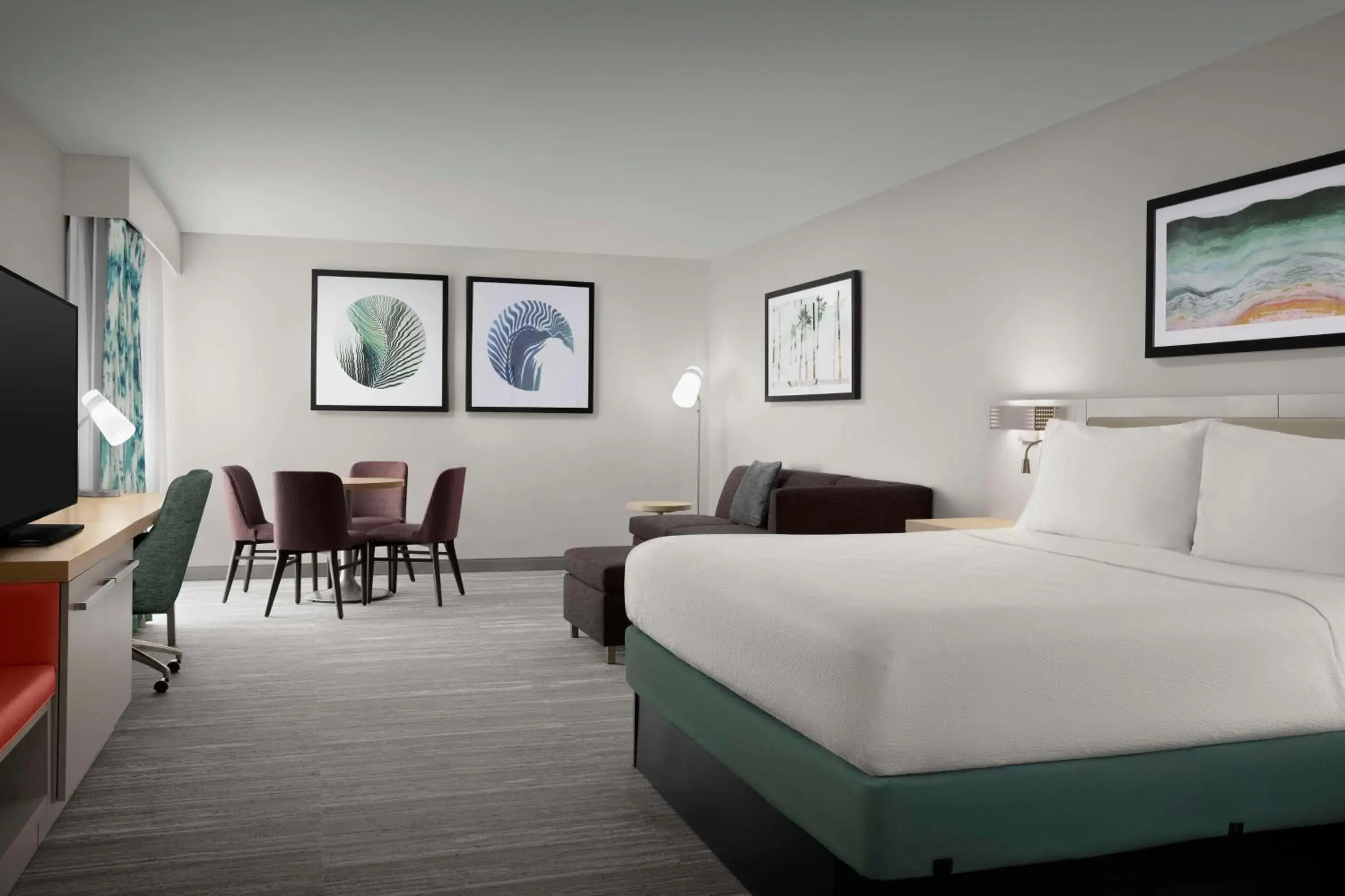 Bed in Hilton Garden Inn Jacksonville Downtown Southbank Bed in Hilton Garden Inn Jacksonville Downtown Southbank